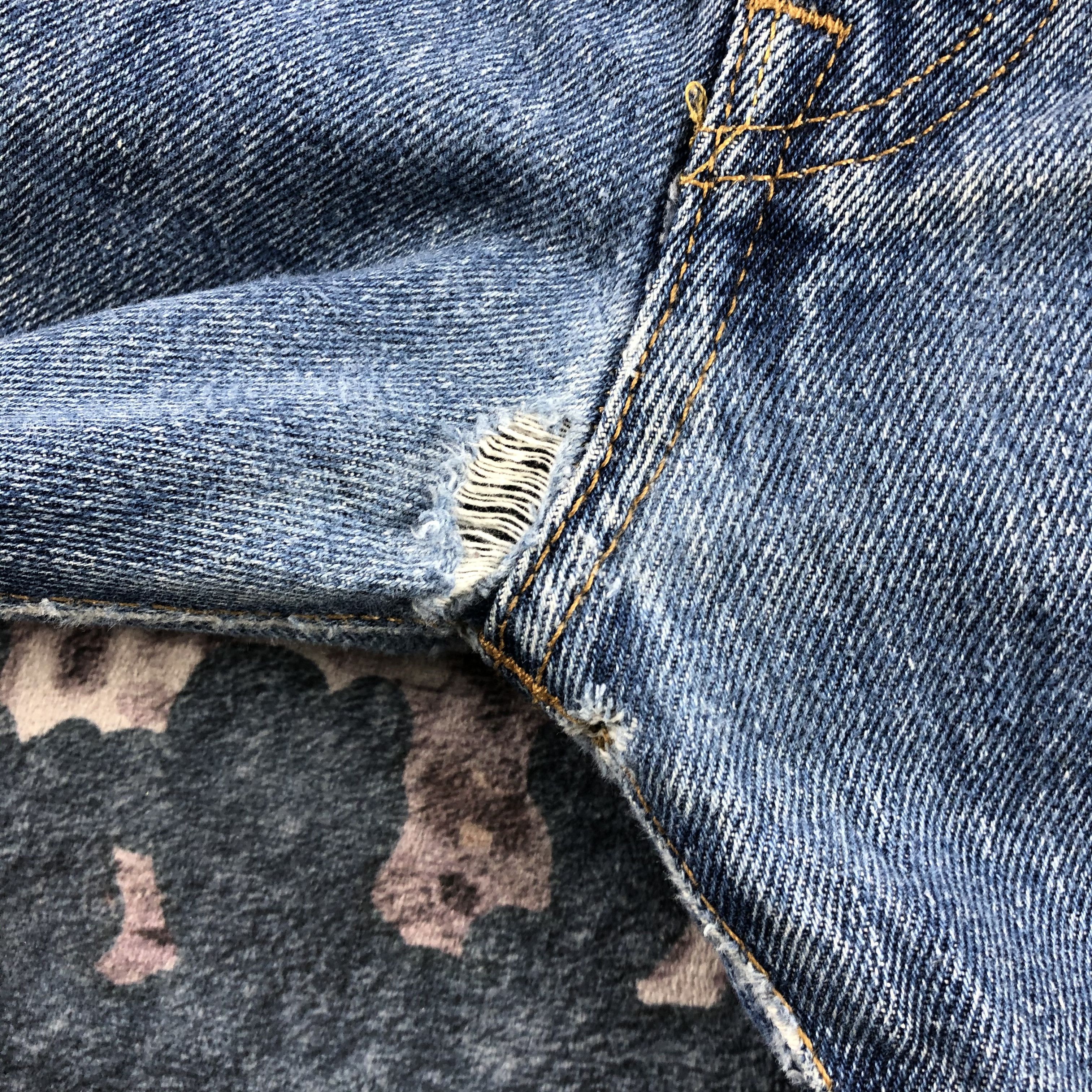 Levi's Vintage Blue Wash Levis 501 Jeans-JM3098 Size US 34 / EU 50 - 10 Thumbnail