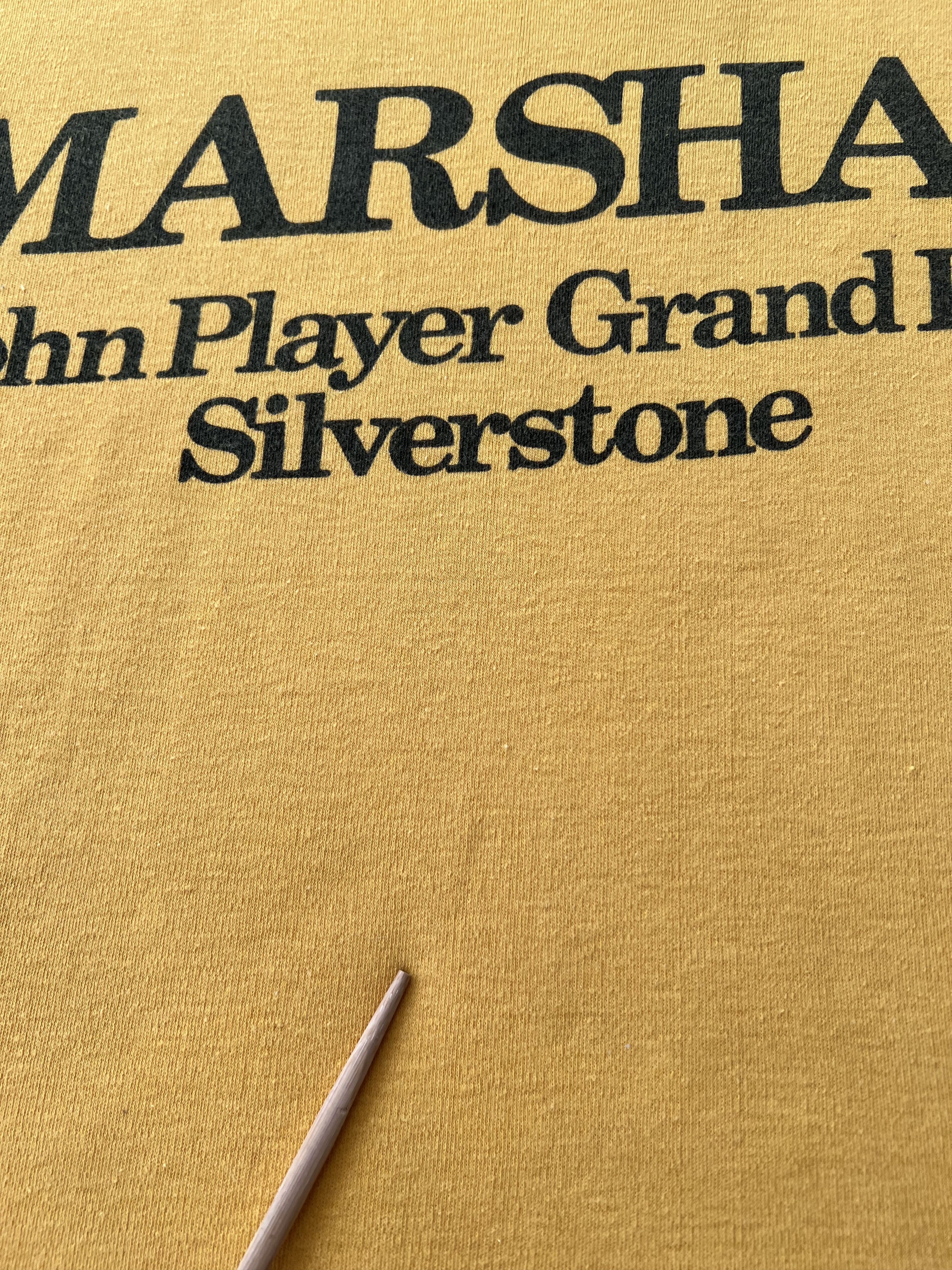 Formula 1 Vintage 70s Marshal John Player Grand Prix Silverstone F1 Size US M / EU 48-50 / 2 - 15 Thumbnail