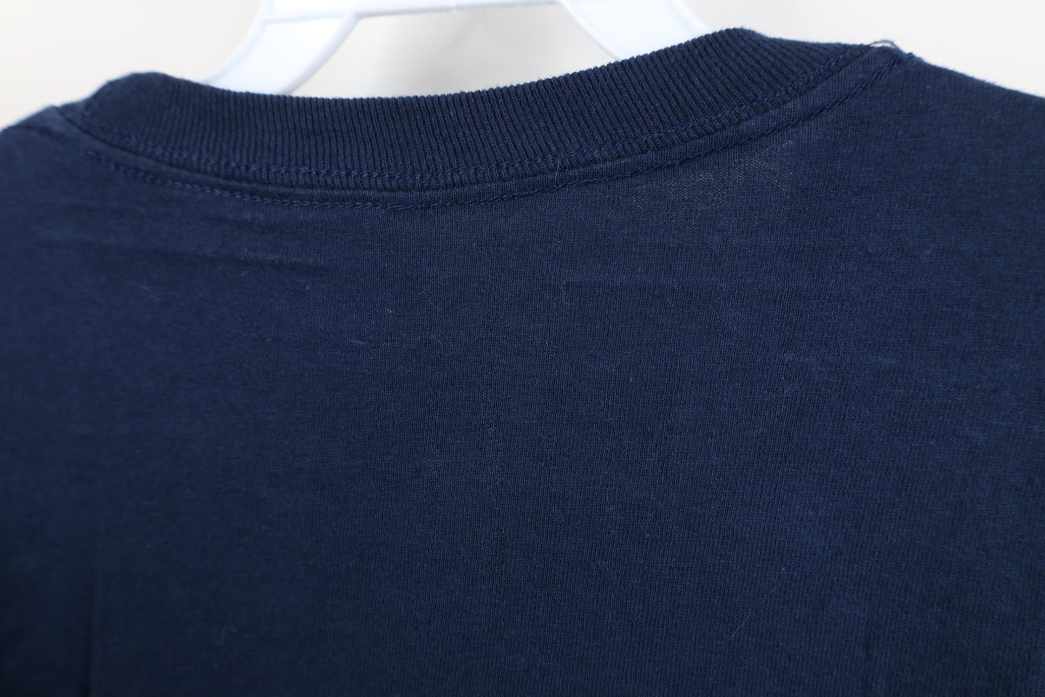 Vintage Vintage 90s Y2K Streetwear Long Sleeve T-Shirt Navy Blue Size US XL / EU 56 / 4 - 9 Thumbnail