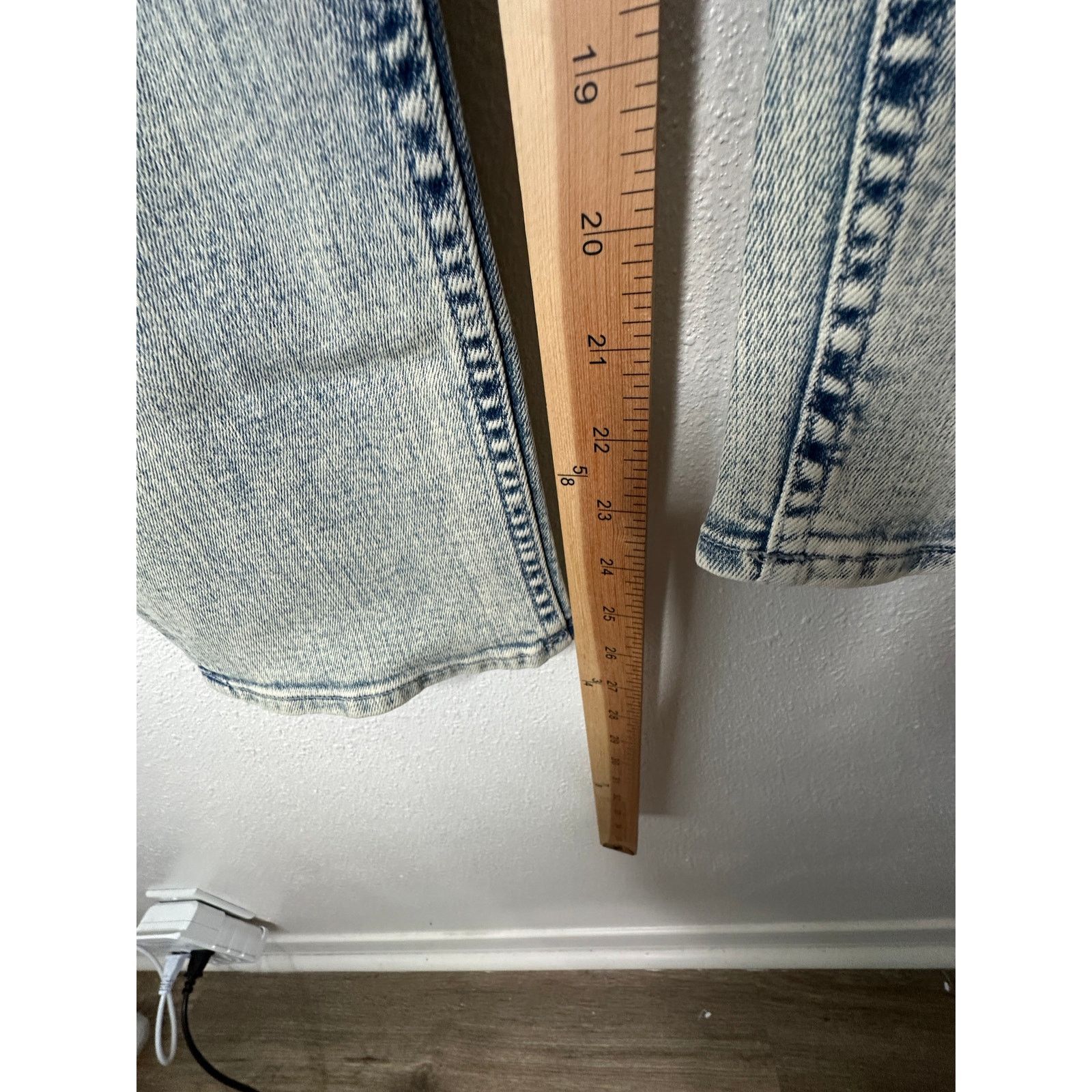 AG Adriano Goldschmied NWT Mother Acid Wash Button Fly tomcat Marrakesh Jeans 32 Size 32" / US 10 / IT 46 - 19 Thumbnail