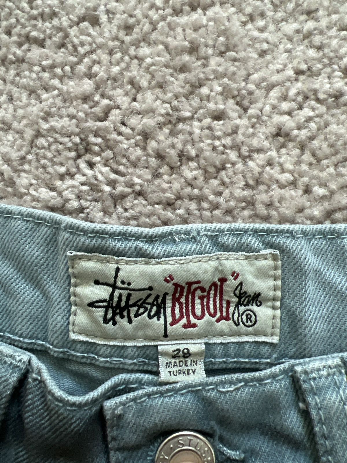Stussy × Vintage Stussy Big Ol Shorts Spray Dye Size US 28 / EU 44 - 3 Thumbnail