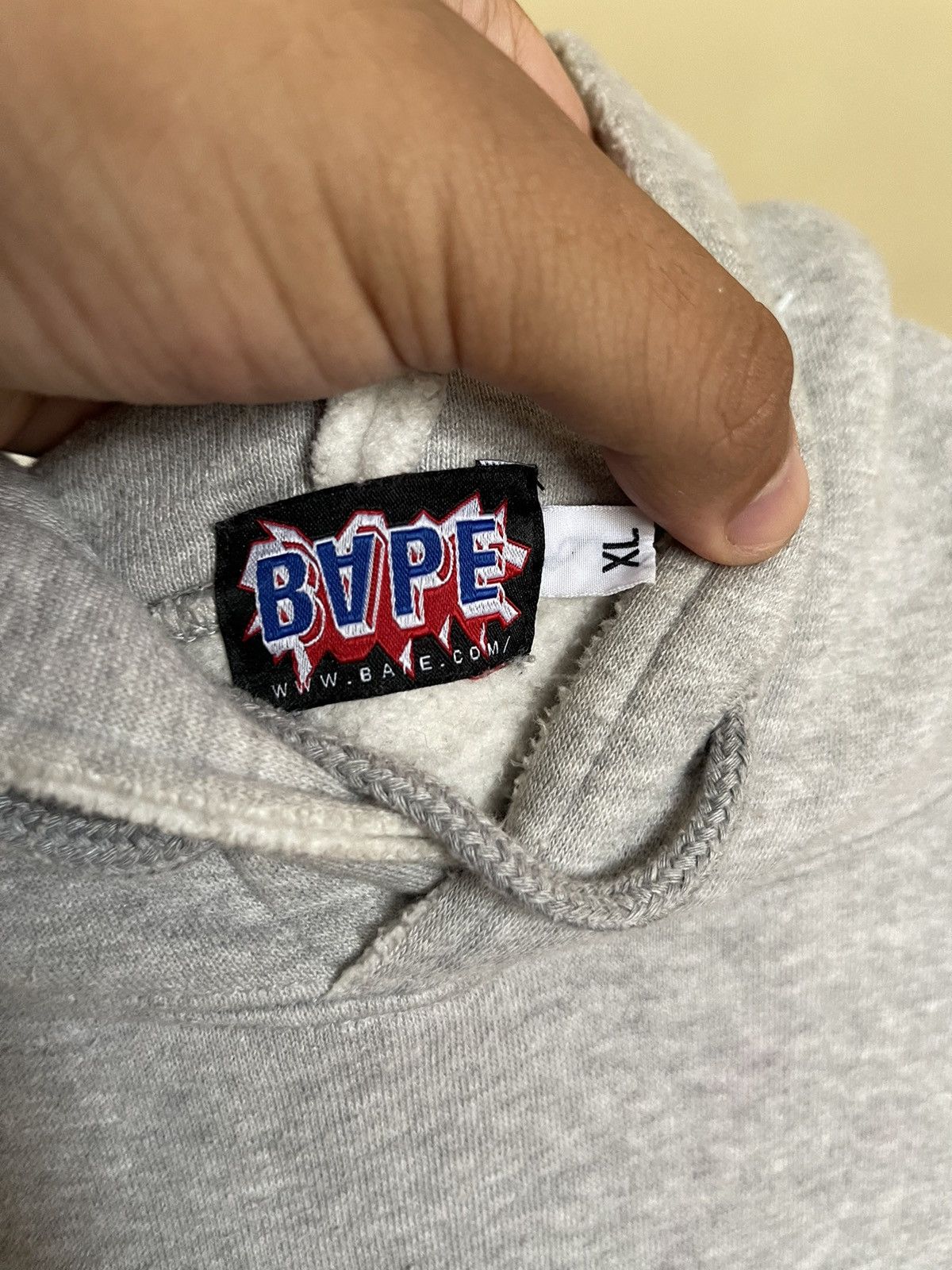 Bape Bape Sun Flame Contrast Stitch Hoodie A Bathing Ape Size US XL / EU 56 / 4 - 5 Thumbnail
