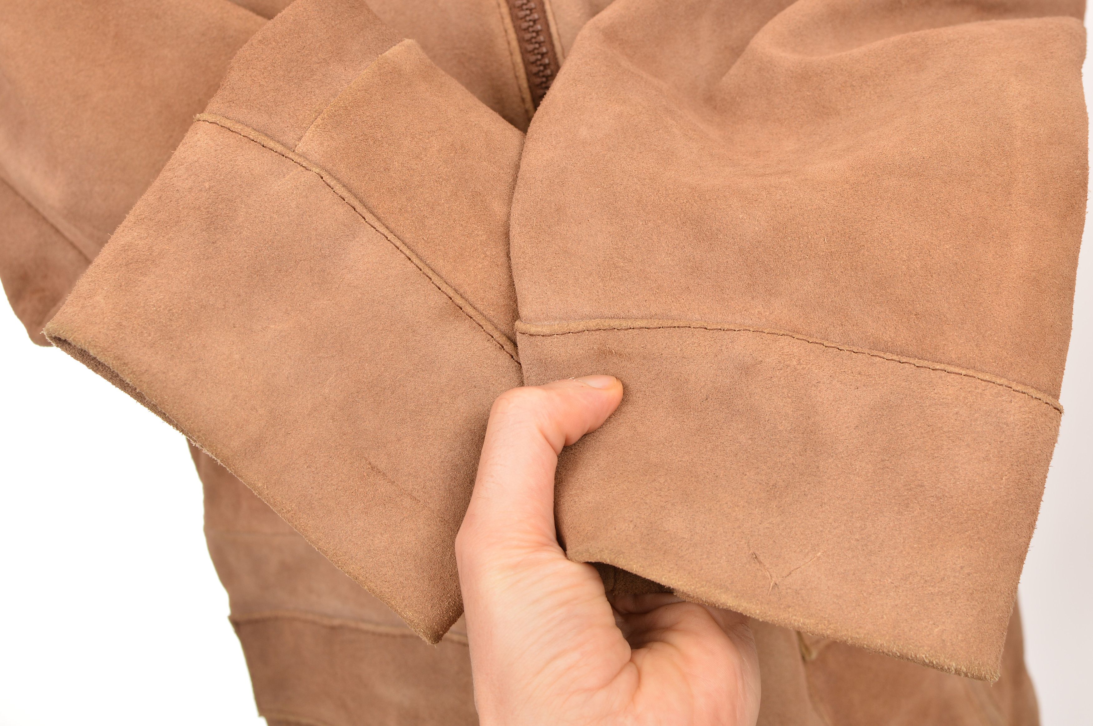 C&A C&A Vintage Shearling Leather Jacket Short Coat Size US XL / EU 56 / 4 - 3 Thumbnail
