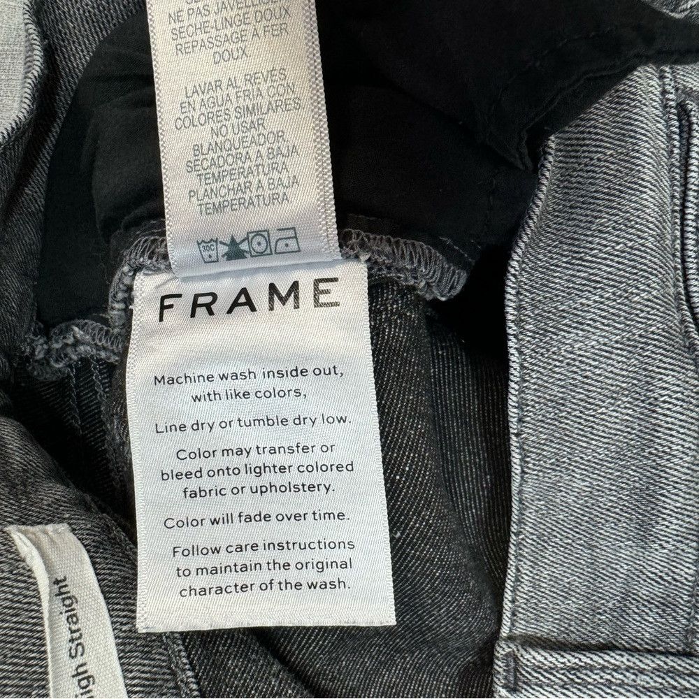 Frame FRAME Le High Straight in Shattuck Jeans Size 24 Size 24" / US 00 / IT 34 - 7 Thumbnail
