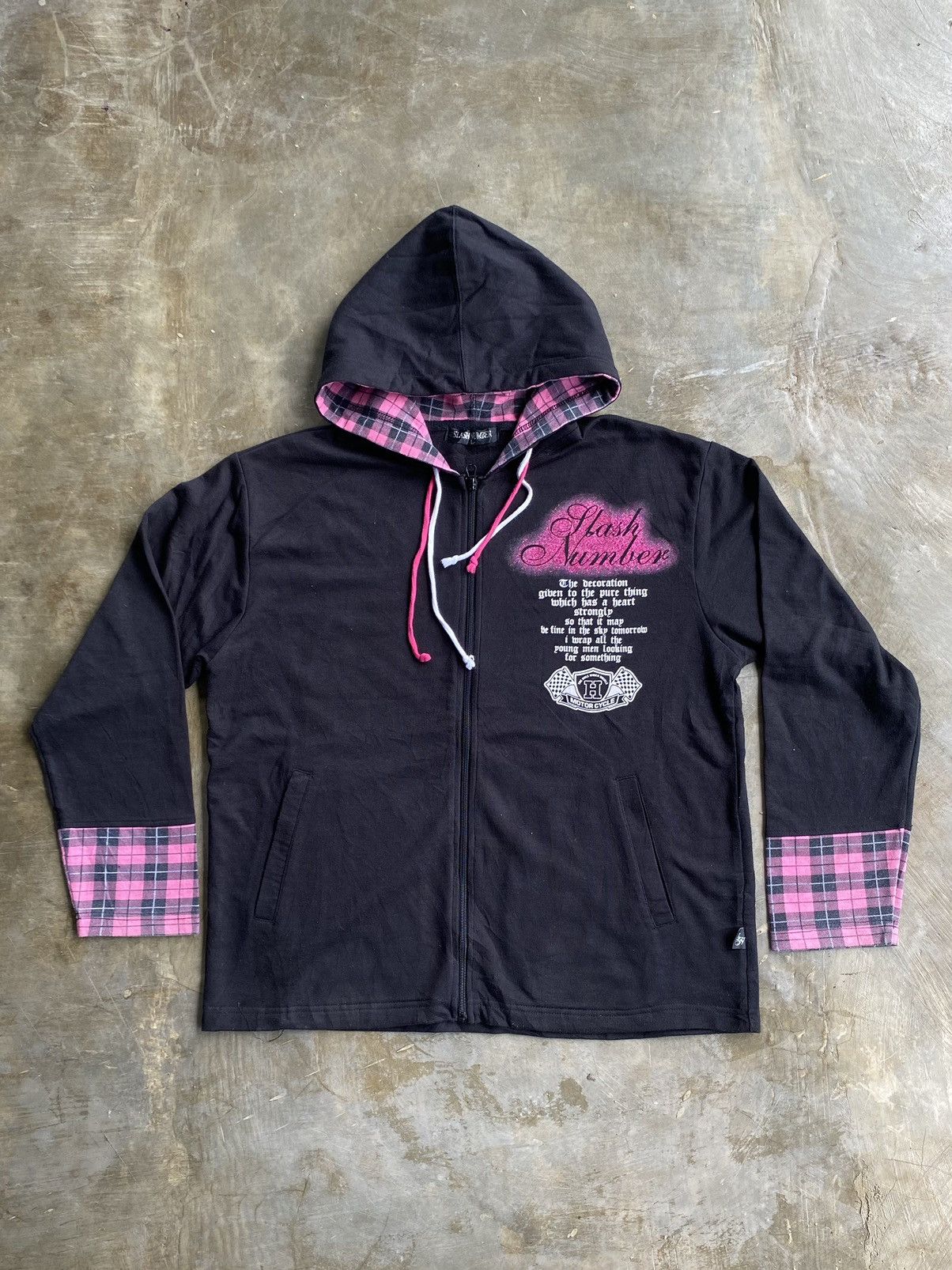 Slash Number Like Hoodie