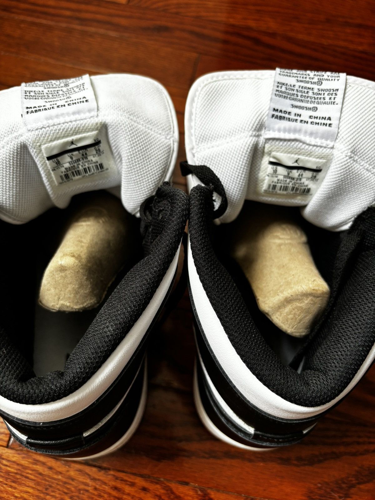 Jordan Brand Jordan 1 High - Black White 🐼 2014 OG. Size US 10 / EU 43 - 4 Thumbnail