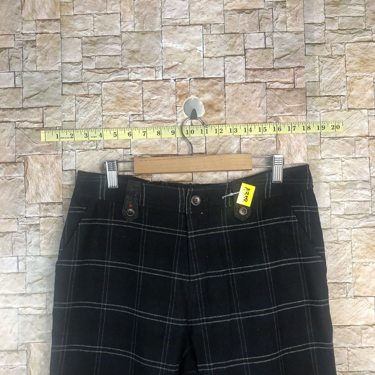 Harris Tweed Harris Tweed Dark Blue Checkred Pants #A358 Size US 30 / EU 46 - 4 Thumbnail