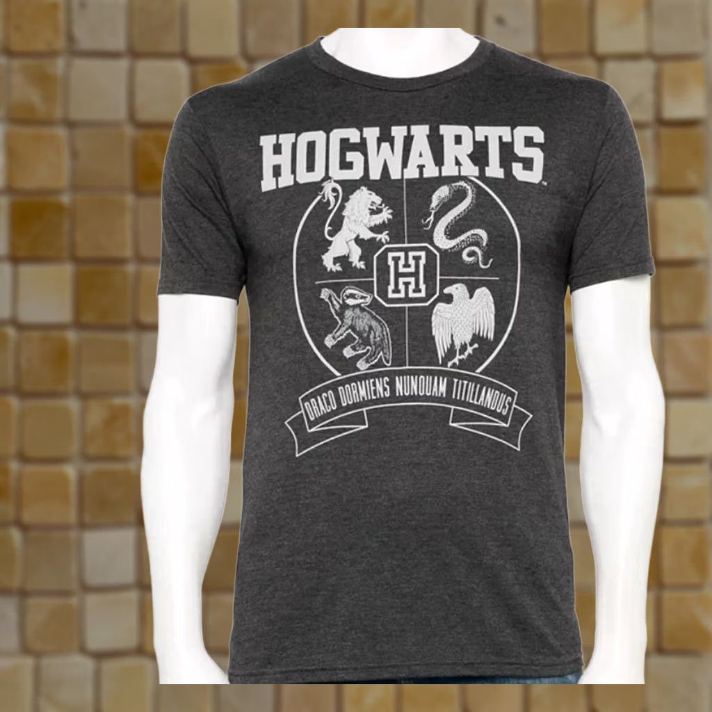 Vintage NEW MENS HARRY POTTER HOGWARTS GRAY SHORT SLEEVE T-SHIRT SIZE S Black Mens T-Shirt Hogwarts Gray Short Sleeve Harry Potter S Mens Size US S / EU 44-46 / 1 - 1 Preview