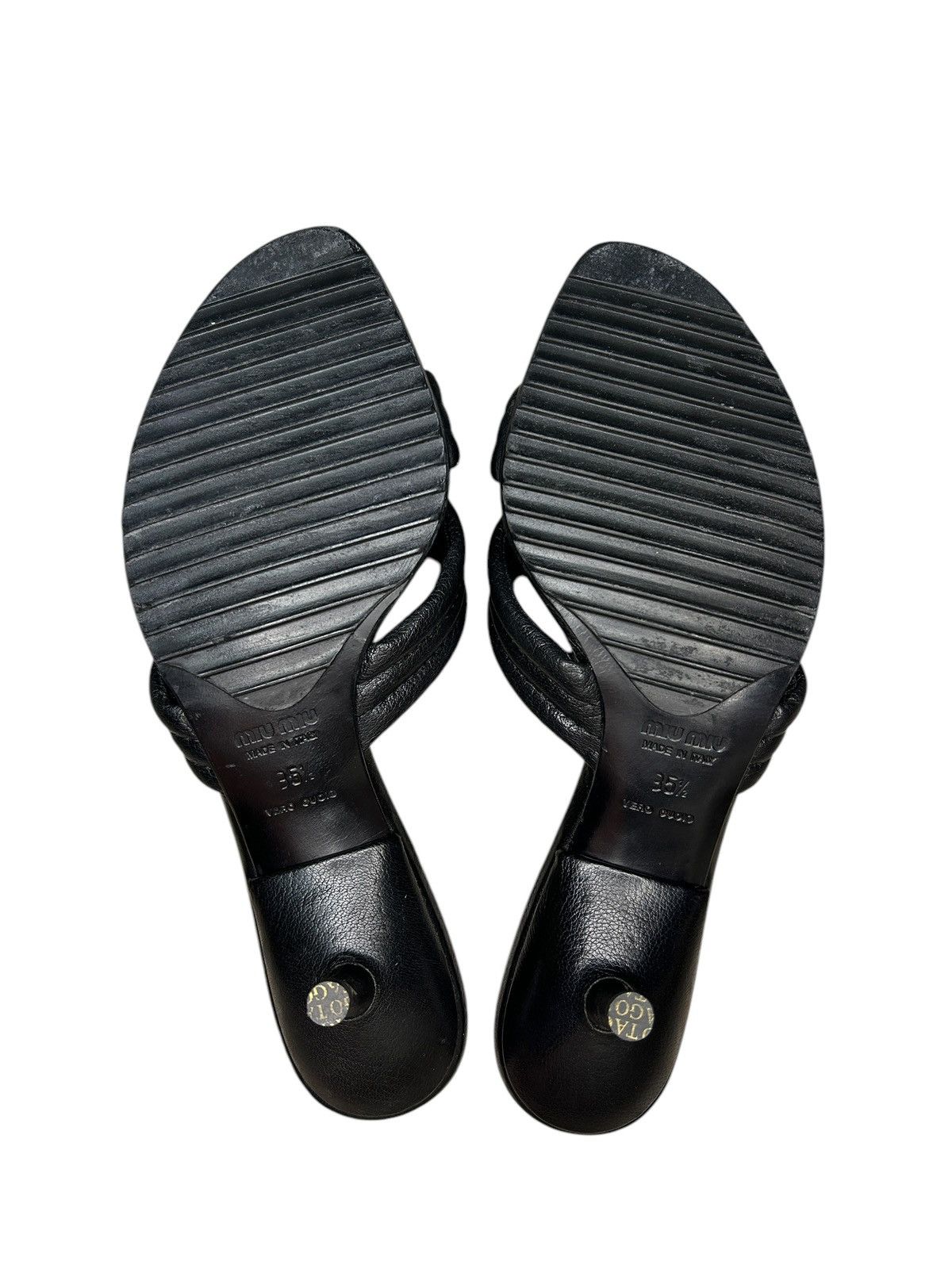 Miu Miu 00s Strap Mules Size US 5.5 / IT 35.5 - 5 Thumbnail