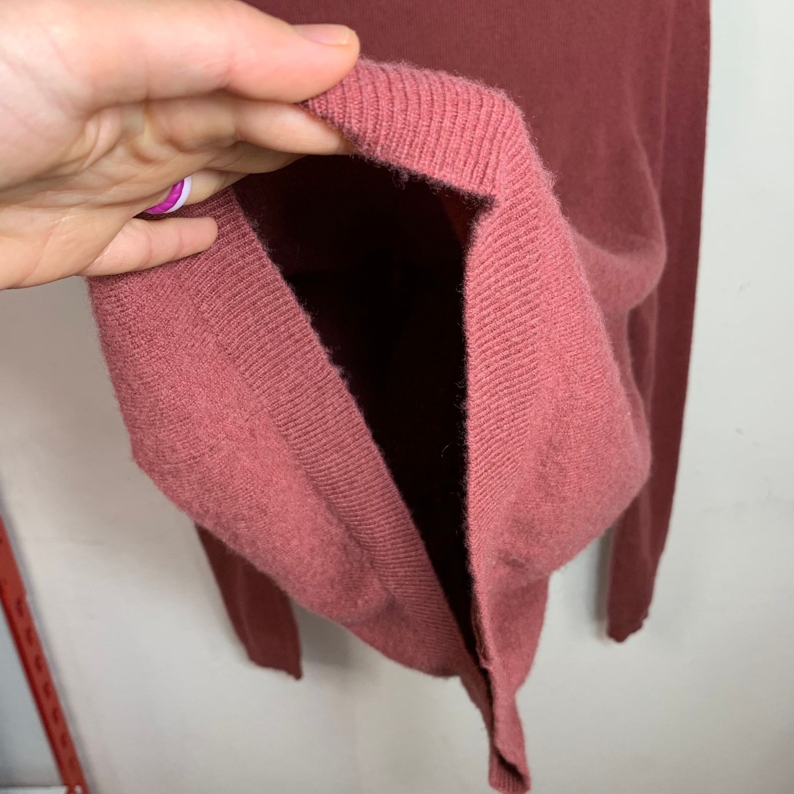 Other Lark & Ro Red Cashmere Turtleneck Sweaters size M Size M / US 6-8 / IT 42-44 - 9 Thumbnail