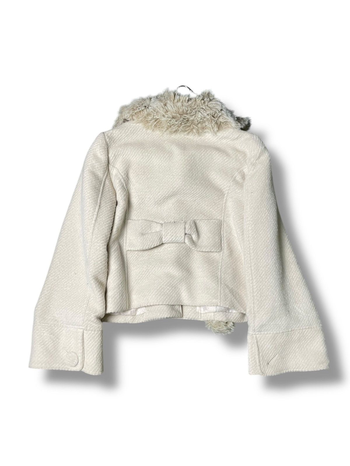 Japanese Brand × Vintage L’EST ROSE Faux Fur Collar Crop Coat (78) Size XXS / US 00 / IT 34 - 9 Thumbnail