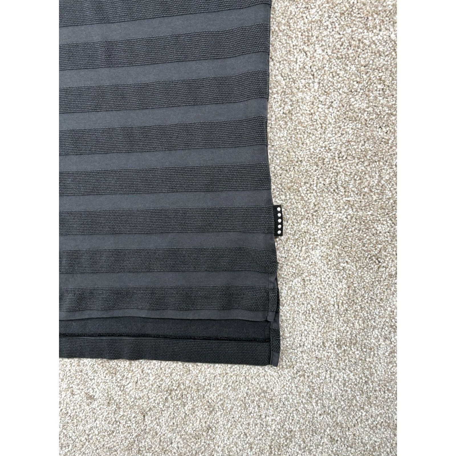 Nike VINTAGE Nike Golf Polo Shirt Men’s XXL 100% Cotton Striped | Black Geometric 90s Logo Button Chip Metlife Golf Vintage Men Size US XXL / EU 58 / 5 - 4 Thumbnail
