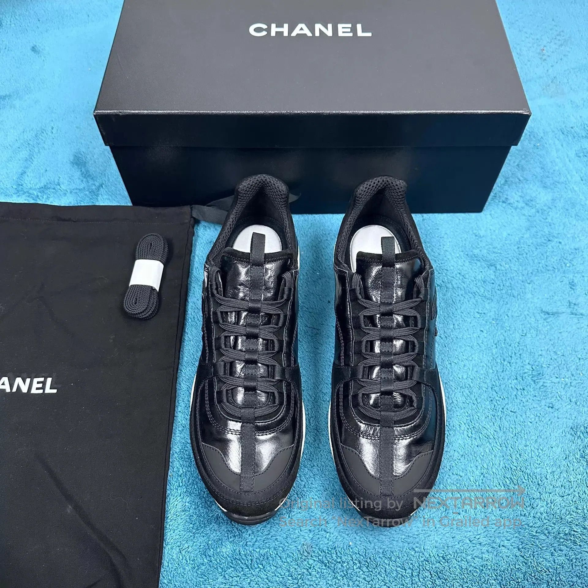 Chanel Black Low. Size US 10 / EU 43 - 1 Thumbnail