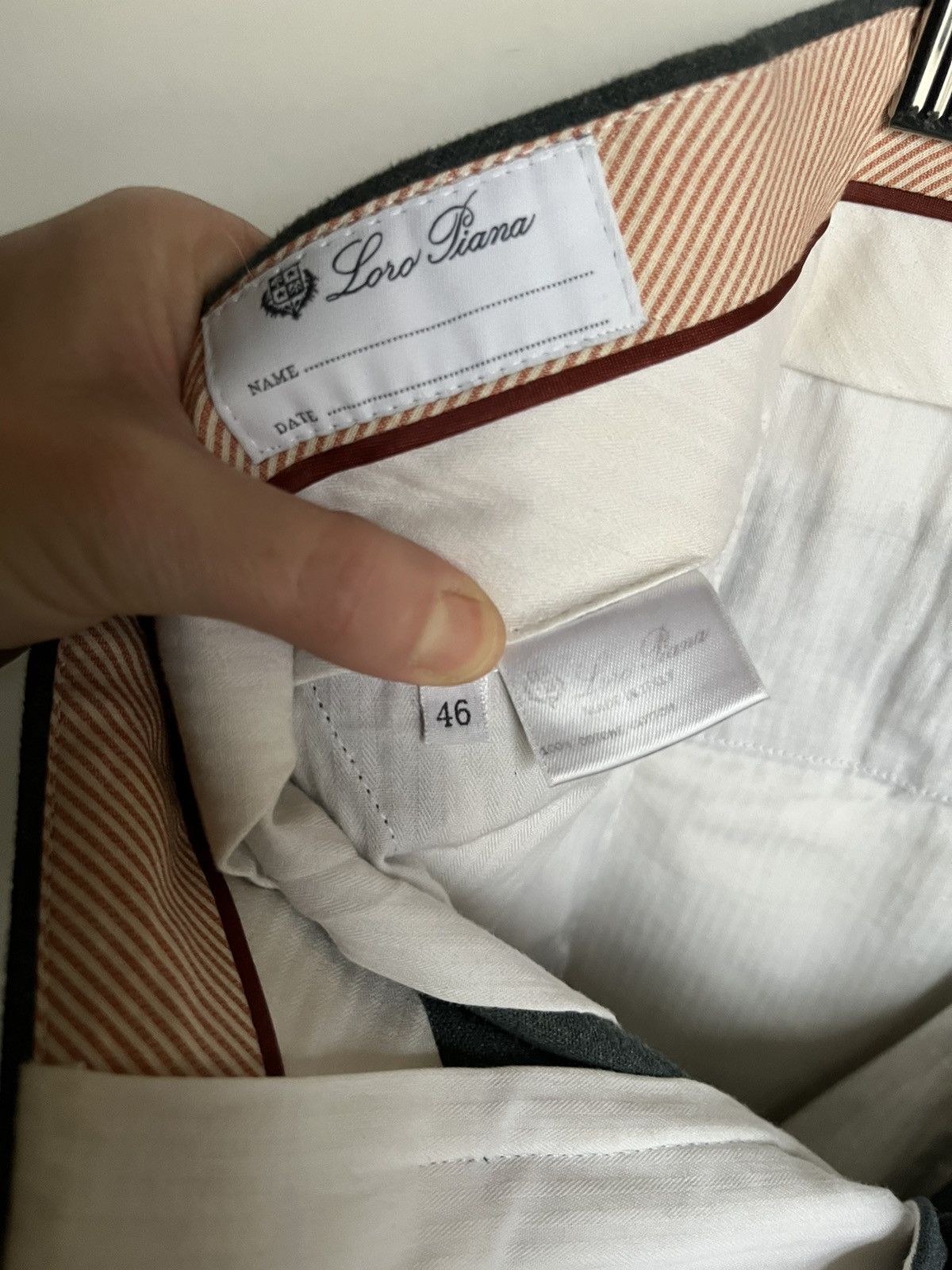 Loro Piana Straight Leg Classic Trousers Size US 31 - 7 Thumbnail