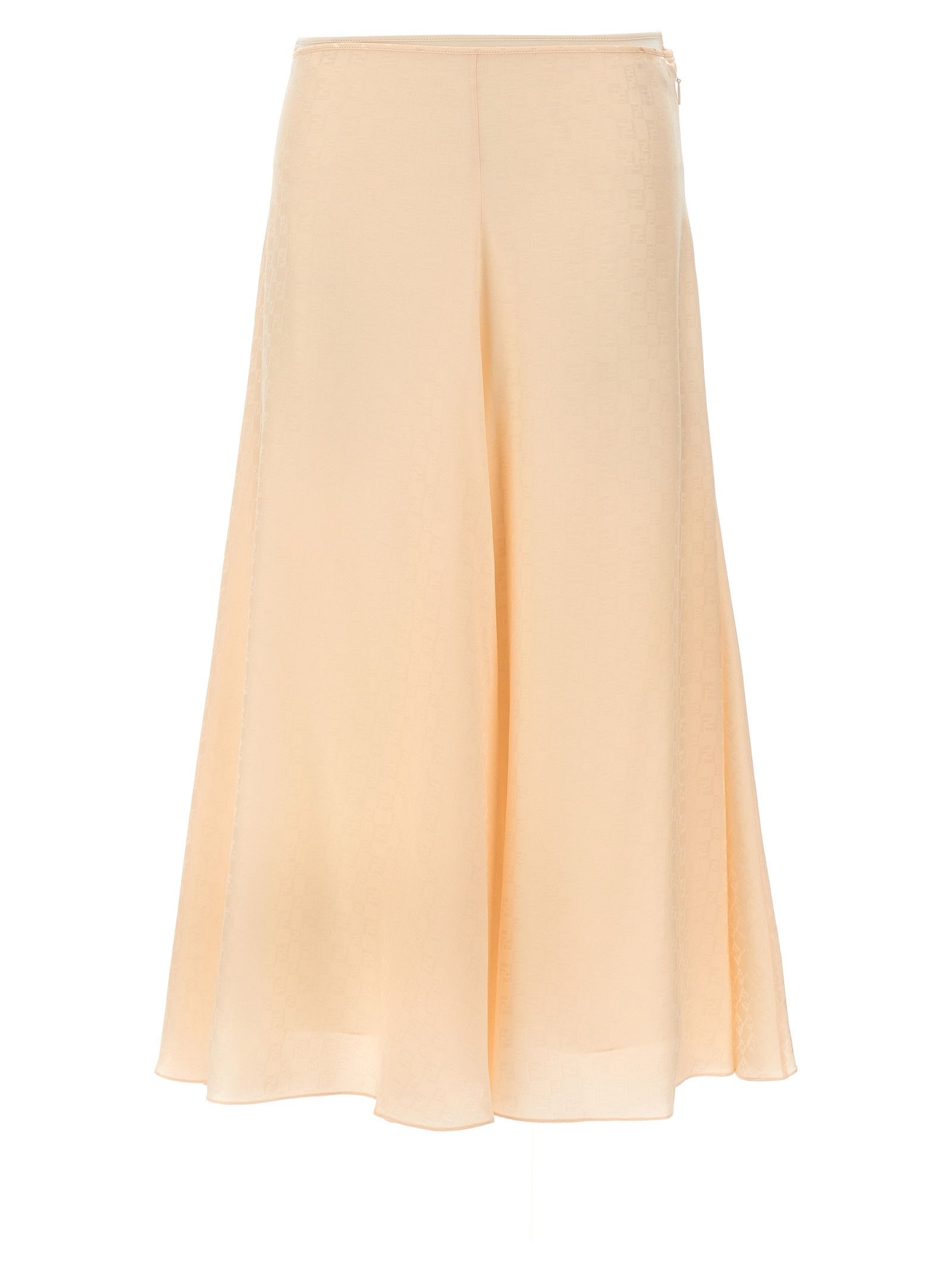 Fendi Ff Silk Skirt Size 28" / US 6 / IT 42 - 1 Thumbnail