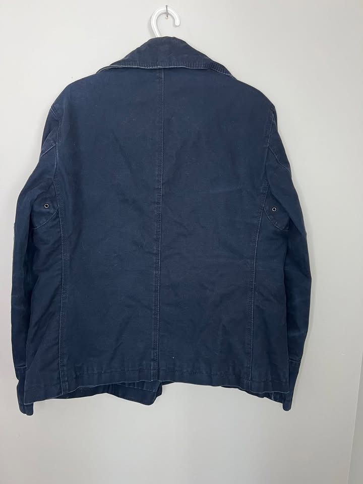 Burberry Burberry Brit Archival Field Navy Jacket Rare Shawl Collar Size US XL / EU 56 / 4 - 2 Thumbnail