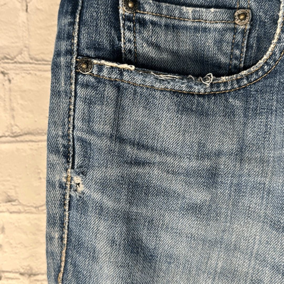 Bonobos VINTAGE Bonobos Jeans Mens Slim Straight Jeans Denim W31 x L30 (Blue) Mens Jeans Slim Straight 31x30 Bonobos Denim Straight Jeans Size US 31 - 4 Thumbnail