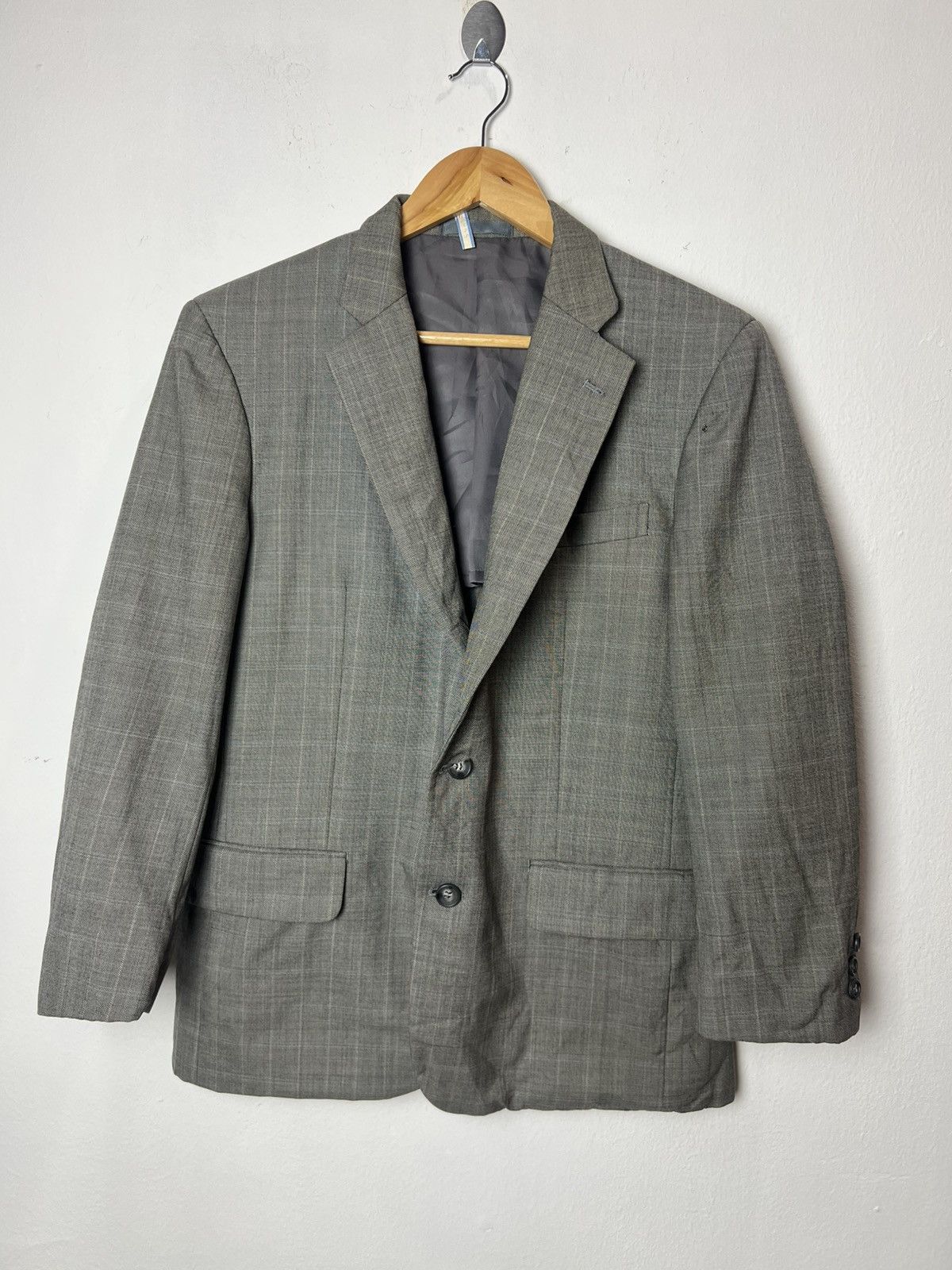 Hardy Amies Hardy Amies Plaid Blazzer Jacket Size US L / EU 52-54 / 3 - 1 Thumbnail