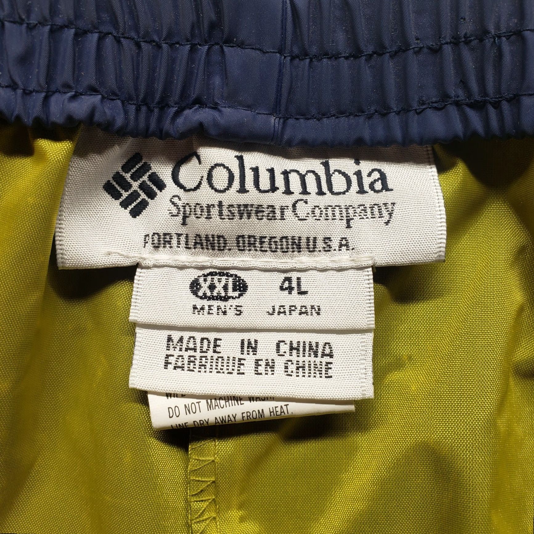 Vintage Columbia Snow Pants Mens 2XL XXL Blue Winter Adjustable Waist Ski Pants Mens Regular Snow Pants Size US 39 - 3 Thumbnail