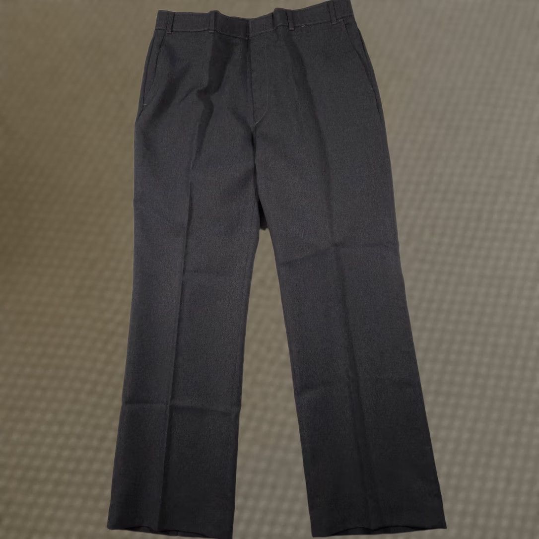 Vintage VINTAGE Montgomery Ward Dress Pants Mens 36x30 Gray Slacks Chinos 38 Inseam 30 Straight Classic 90s Mens Pants Size US 36 / EU 52 - 1 Thumbnail