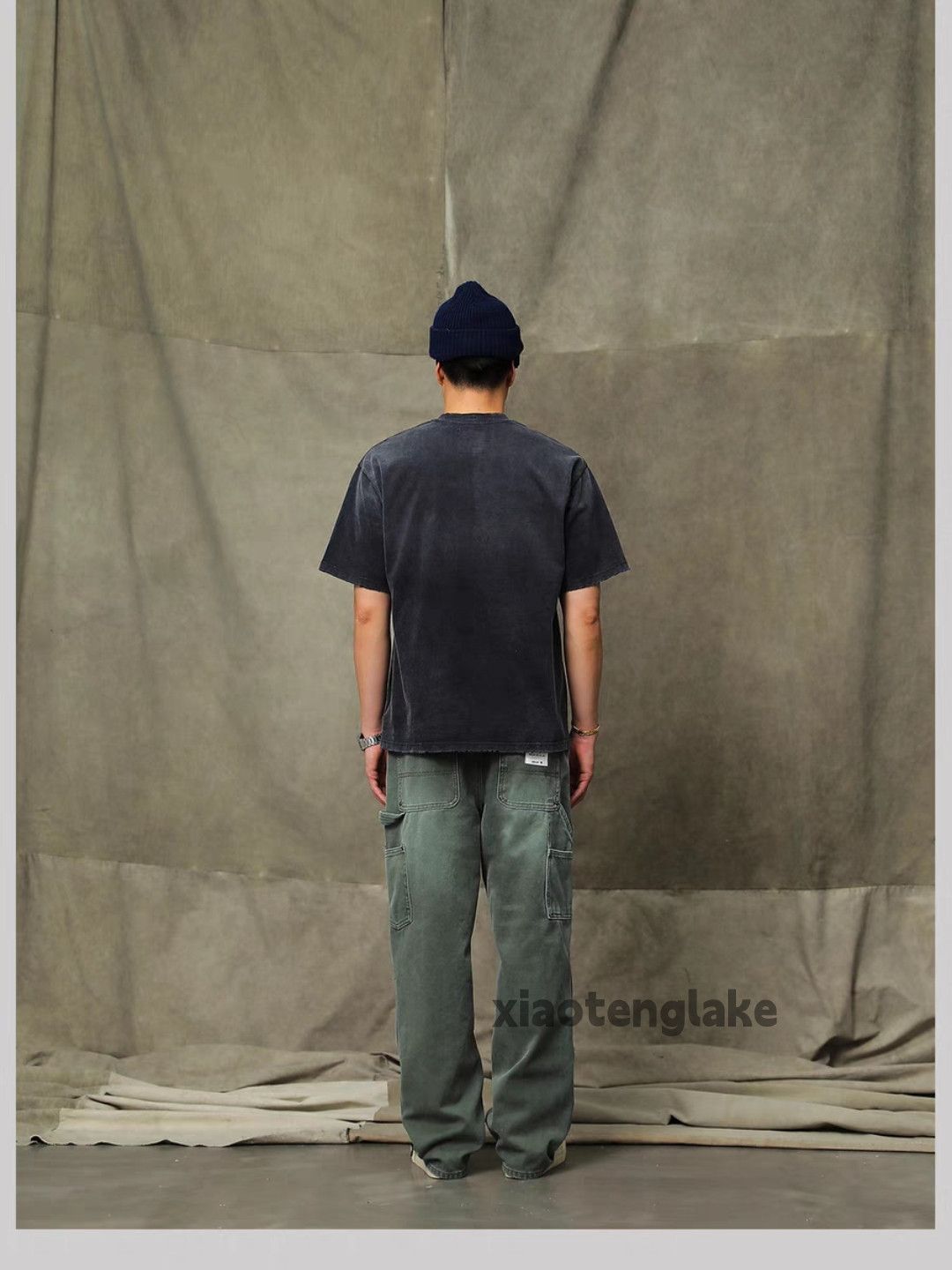 Jean × Vintage Utility skate hiphop loose baggy carpenter ripped pants Size US 30 / EU 46 - 10 Thumbnail