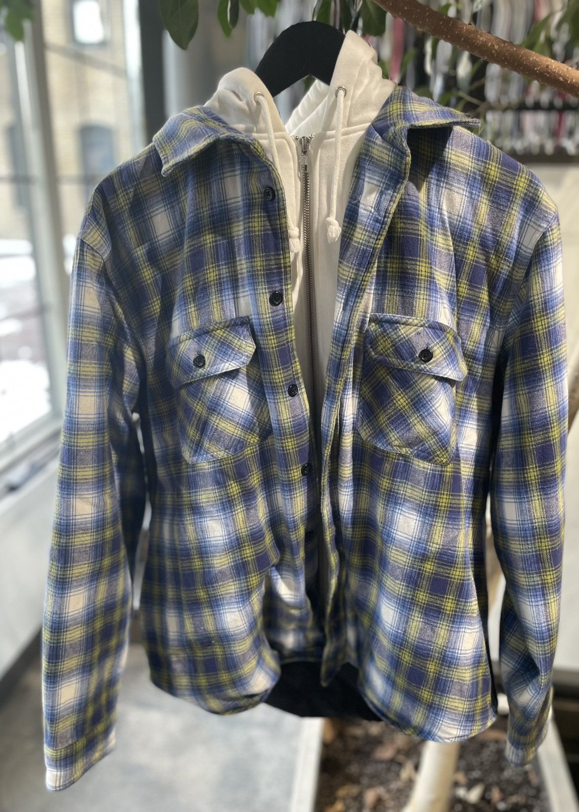 Supreme Supreme Hooded Flannel Zip Up Shirt Size US M / EU 48-50 / 2 - 3 Thumbnail