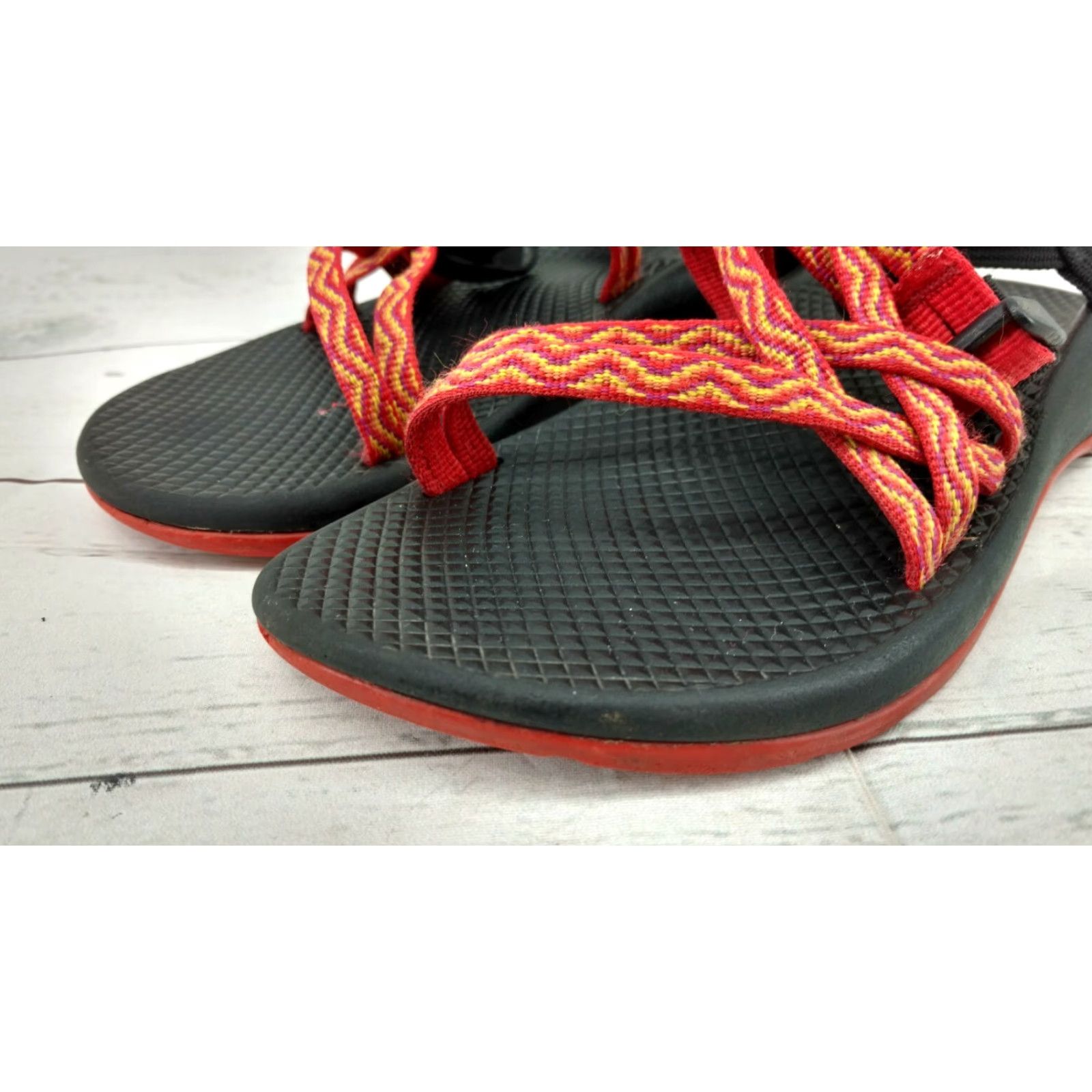 Chaco Chaco ZX/1 Classic Womens Sport Sandals Sz 5 Hiking Water Outdoor Orange Size US 5 / IT 35 - 5 Thumbnail