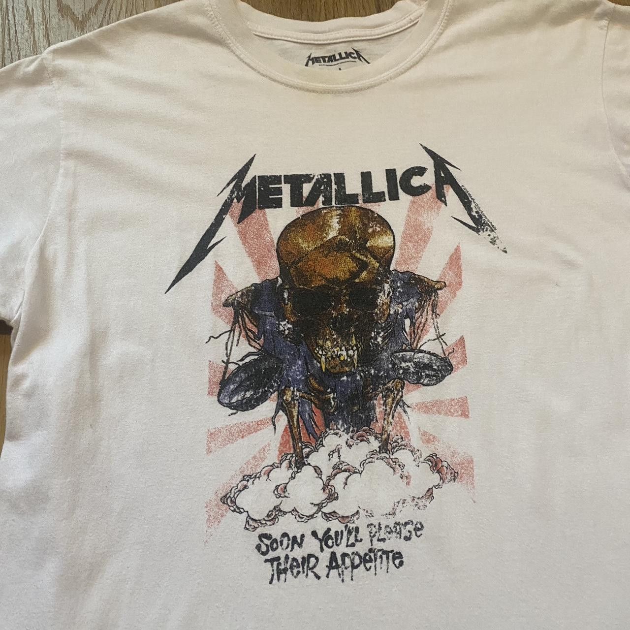 Other Metallica white cotton tee Size US L / EU 52-54 / 3 - 2 Thumbnail