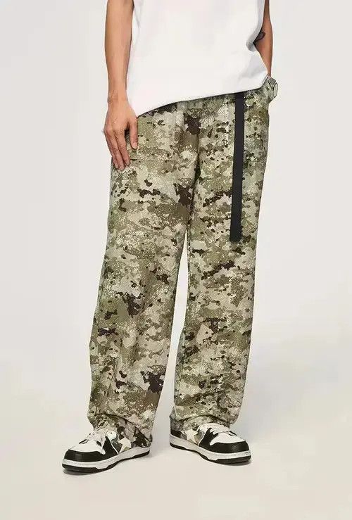 VIBE camo pattern y2k hiphop pants Size US 32 / EU 48 - 1 Thumbnail