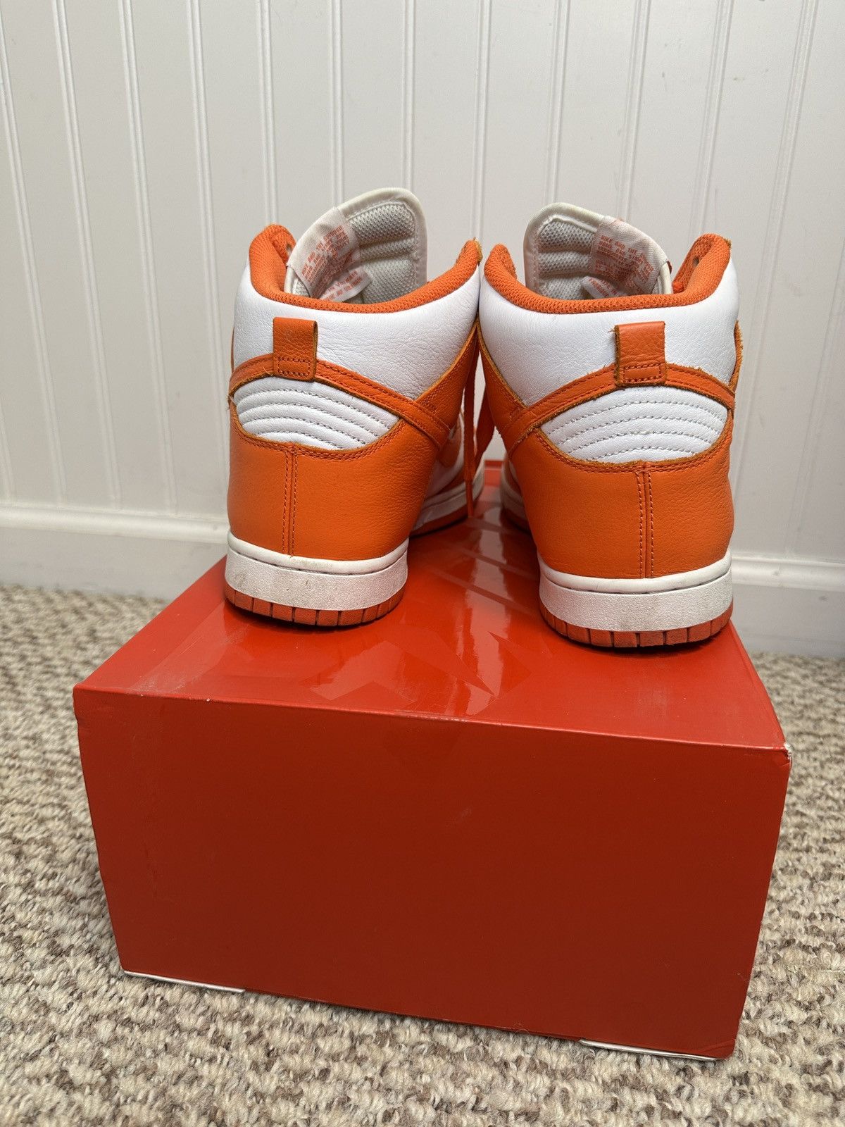 Nike × Vintage Nike Syracuse Dunks QS 2012 Sz 11 Size US 11 / EU 44 - 5 Thumbnail
