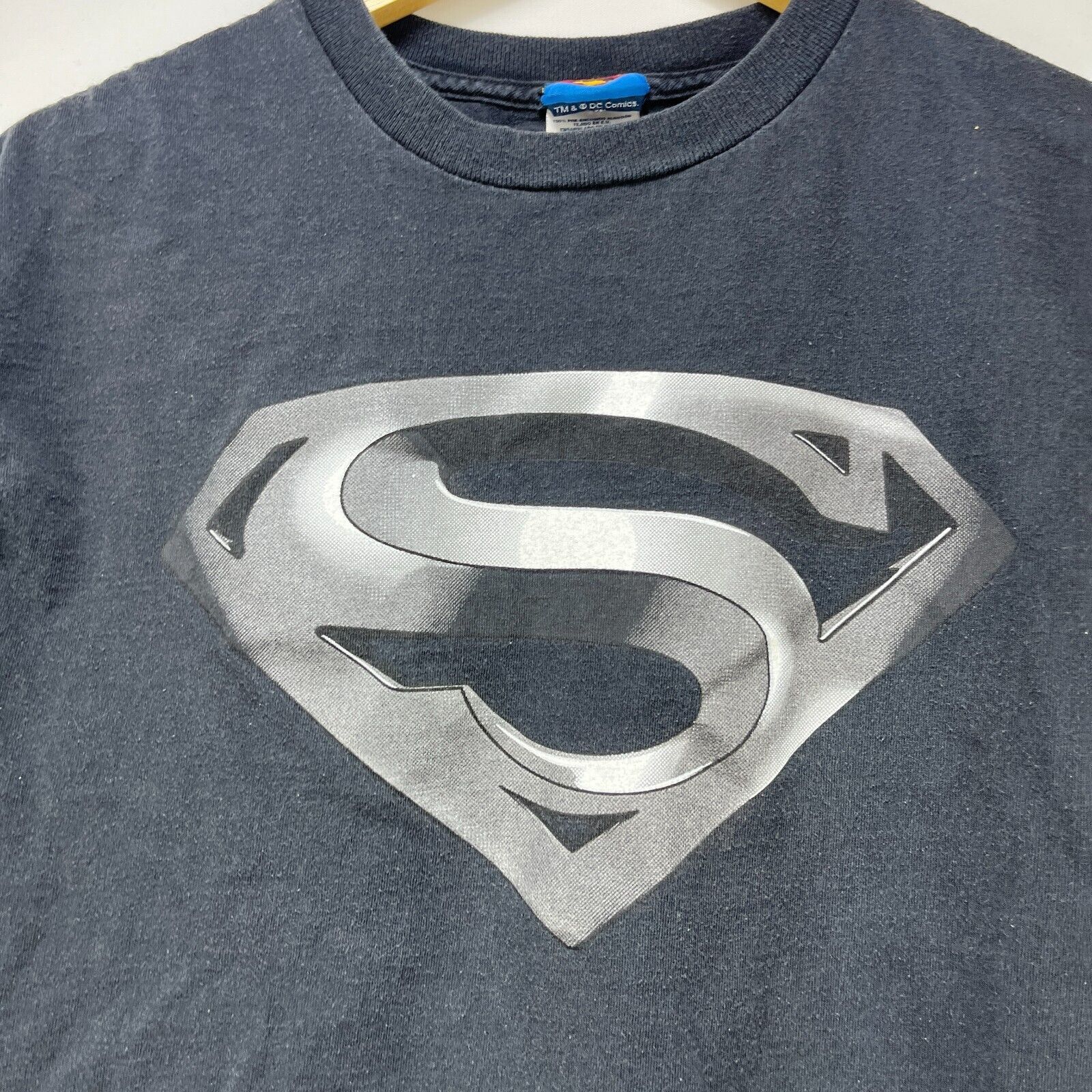 Vintage Vintage Y2K Superman Sun Faded T-Shirt Medium Size US M / EU 48-50 / 2 - 3 Thumbnail