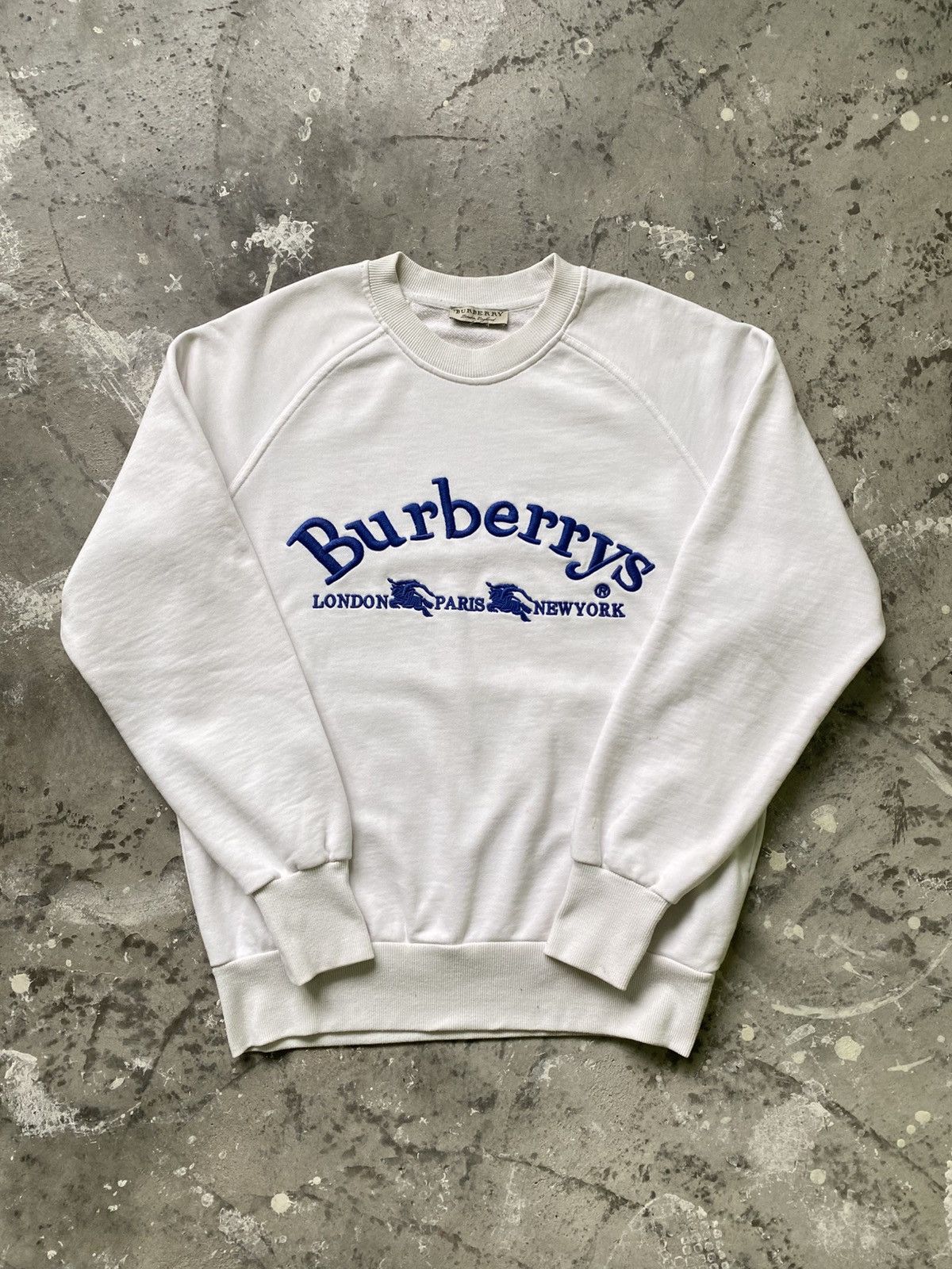 Burberry Burberry London Embroidery Spellout Pullover Size US M / EU 48-50 / 2 - 1 Thumbnail