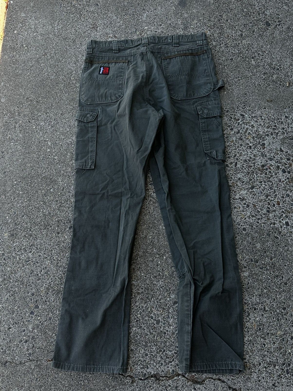 Vintage × Wrangler Mossy Green Riggs Wranglers Size US 36 / EU 52 - 5 Thumbnail