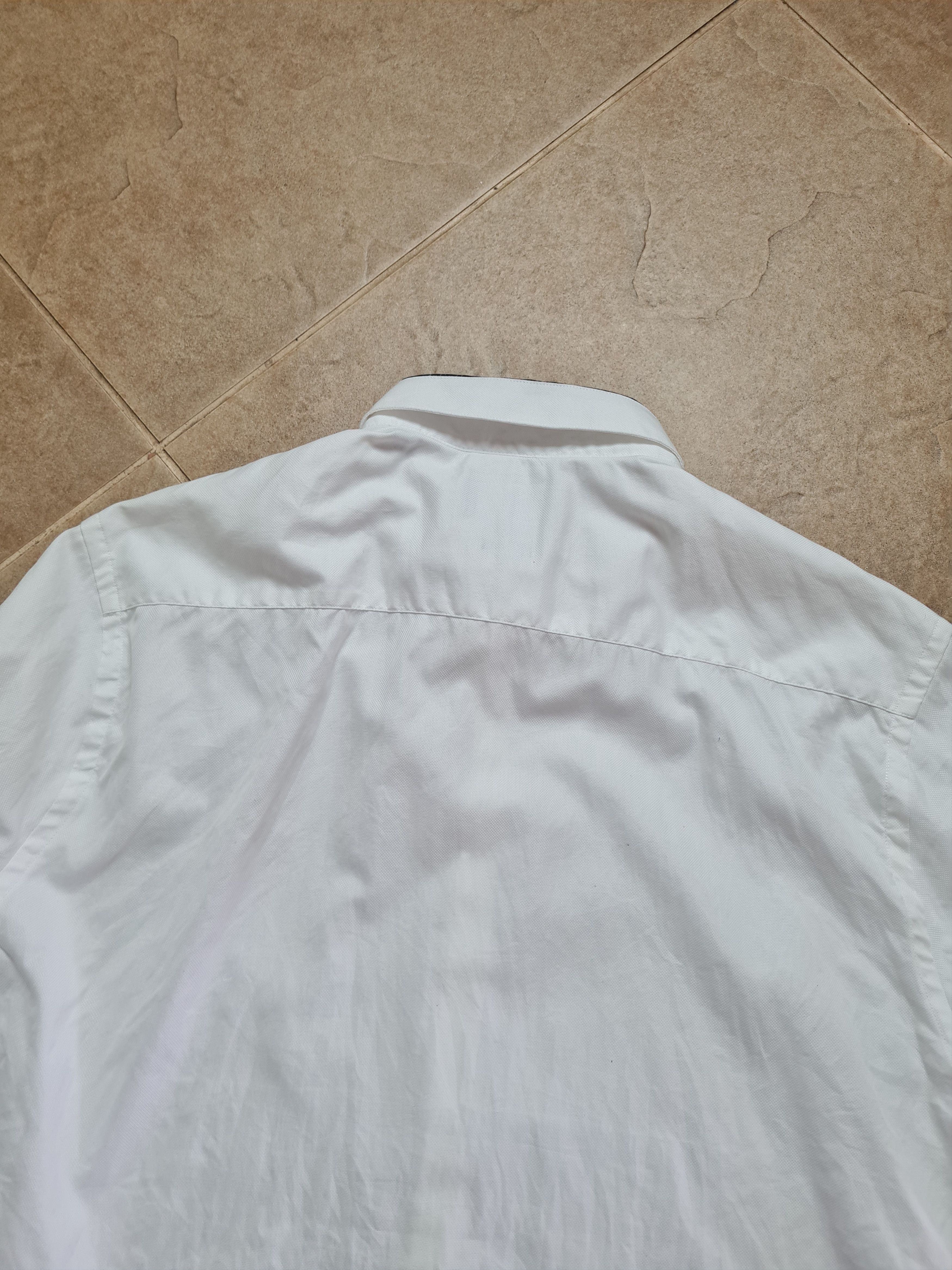 The Kooples Mens White Dress Shirt The Kooples Banded Collar Size L Size US L / EU 52-54 / 3 - 12 Thumbnail