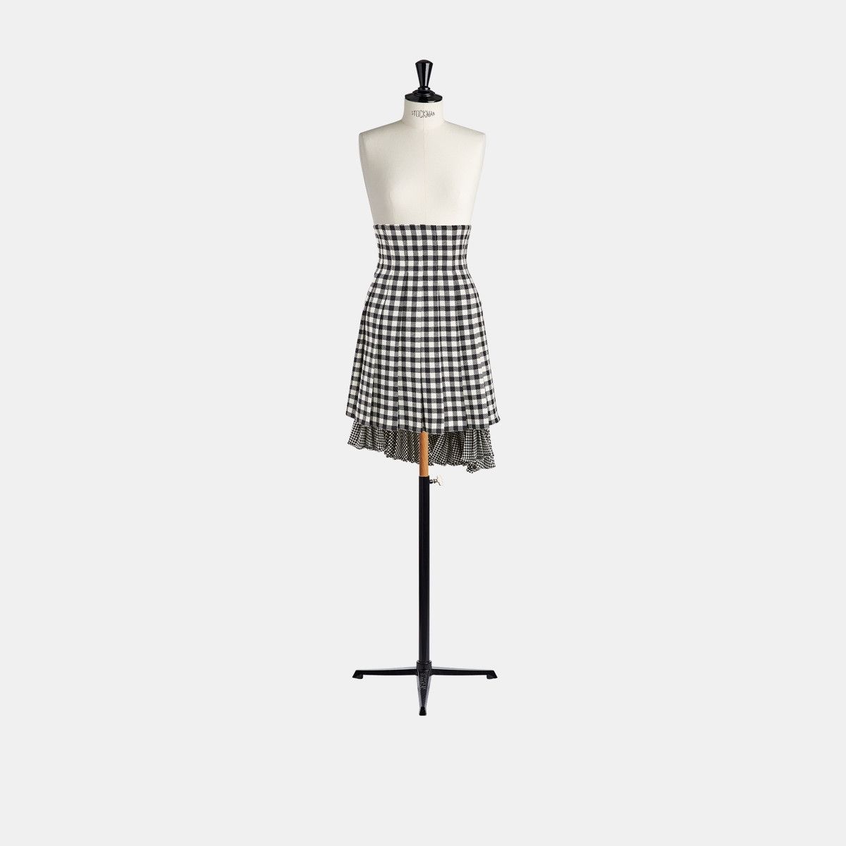image of Dior O1W1Db10124 Skirt In Black & White in Black/White, Women's (Size 25)