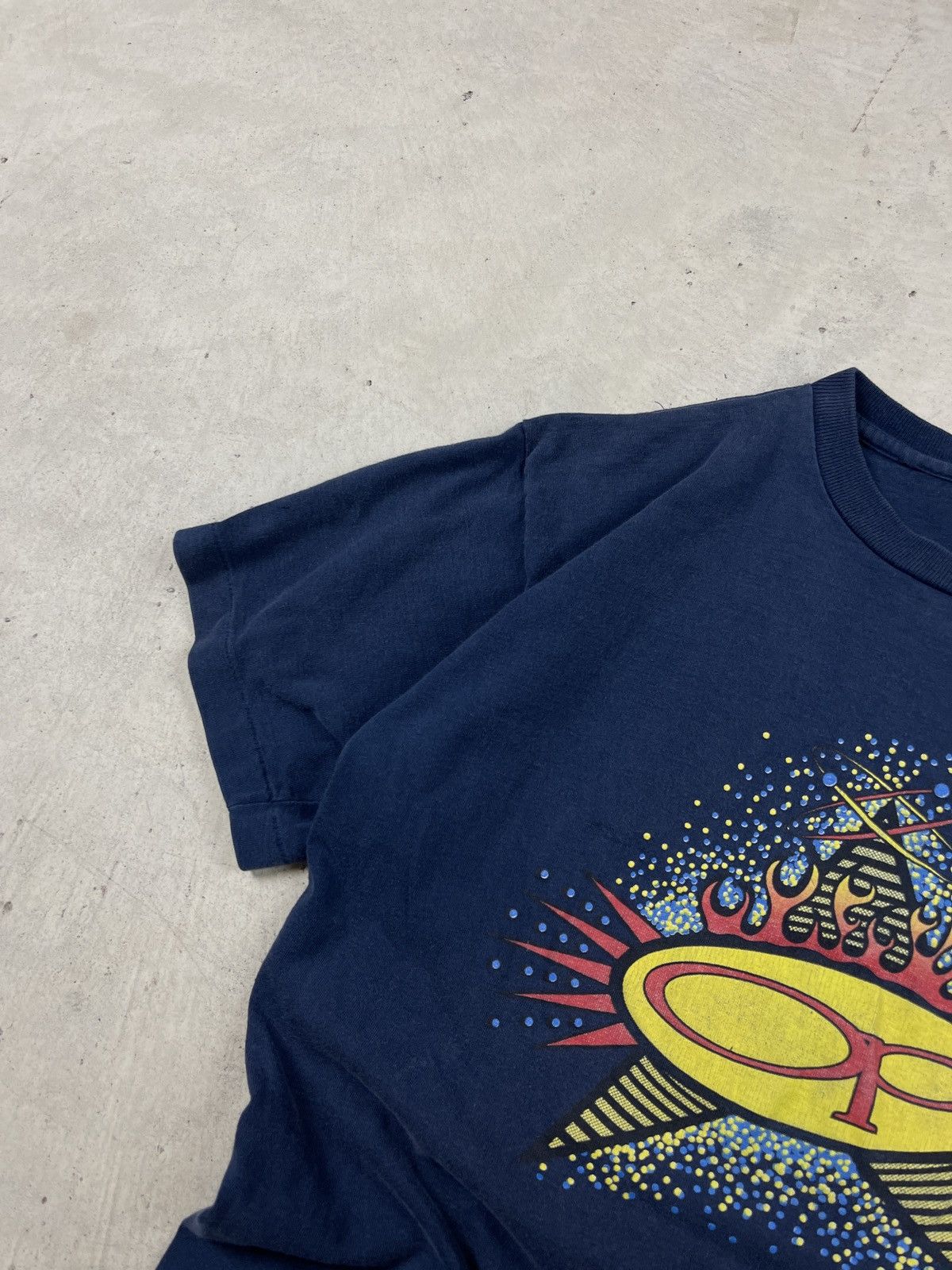 Ocean Pacific × Vintage 1990s Ocean Pacific ‘Illuminati Style’ Tee Size US M / EU 48-50 / 2 - 3 Thumbnail