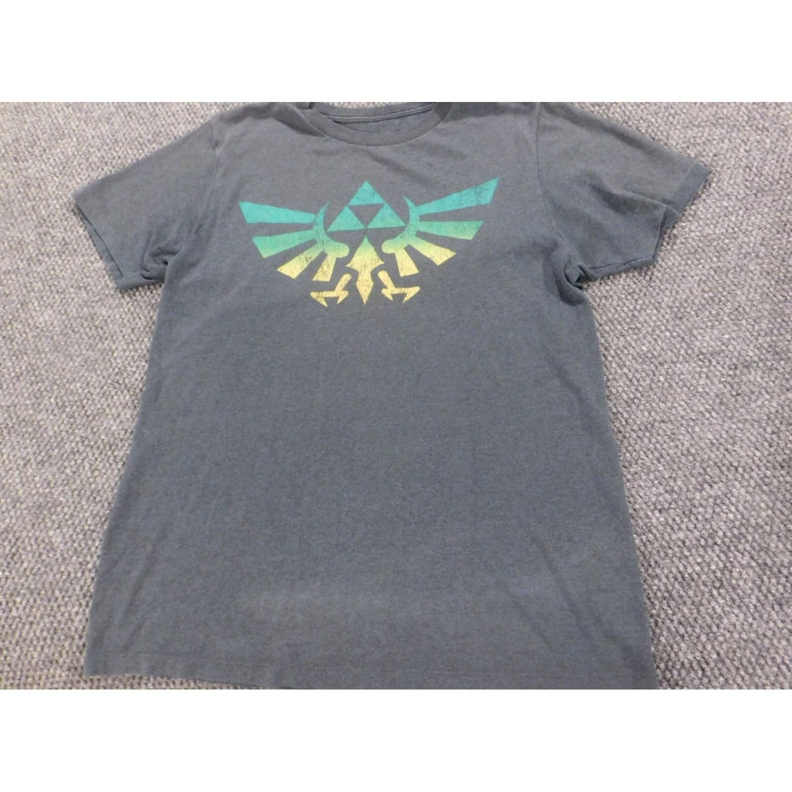 Vintage Zelda Mens Shirt Short Sleeve Crew Neck Blue 90s Graphic Cotton Blend Polyester Logo Classic T-Shirt M/Blue Mens Size US M / EU 48-50 / 2 - 2 Thumbnail