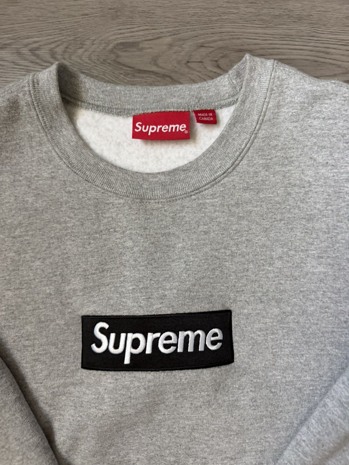 Supreme Supreme Box Logo Crewneck Size US M / EU 48-50 / 2 - 2 Thumbnail