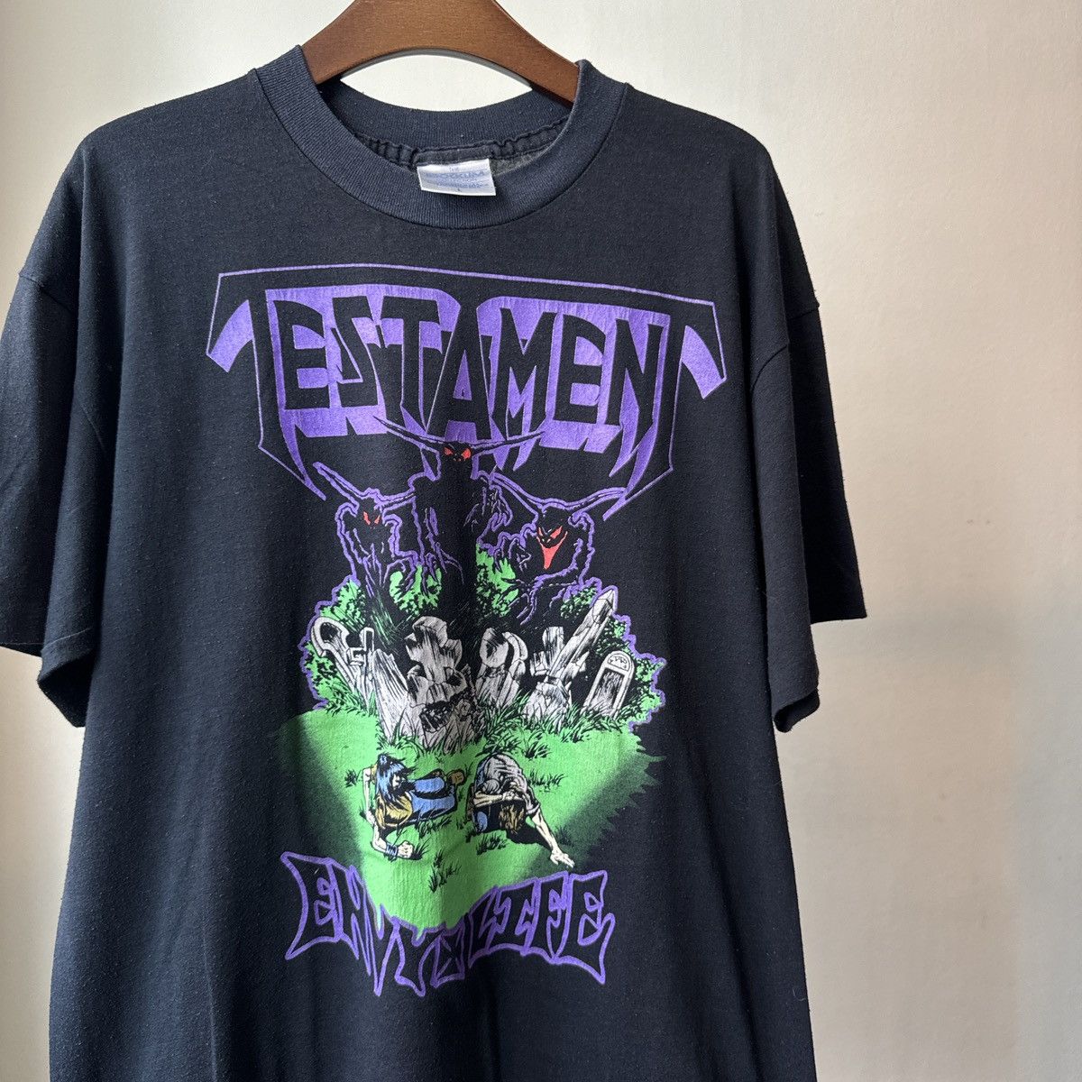 Other Testament 90s Vintage T-shirt Size US L / EU 52-54 / 3 - 1 Thumbnail