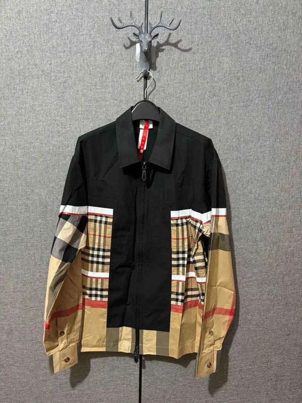 Burberry Burberry Men's Black Striped Jacket Size US S / EU 44-46 / 1 - 1 Thumbnail