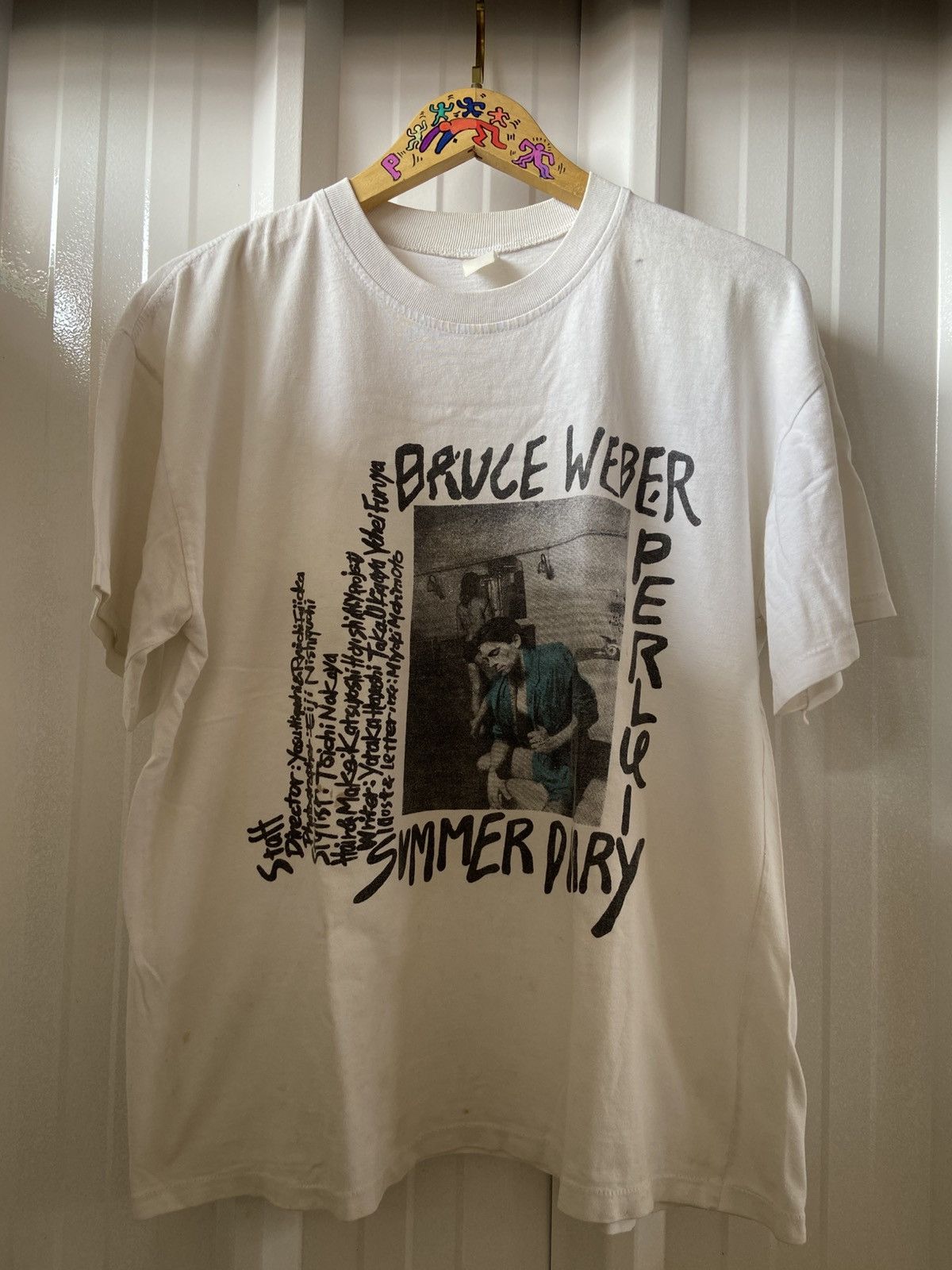 Weber Tshirt vintage bruce weber 80s rare Size US L / EU 52-54 / 3 - 1 Thumbnail