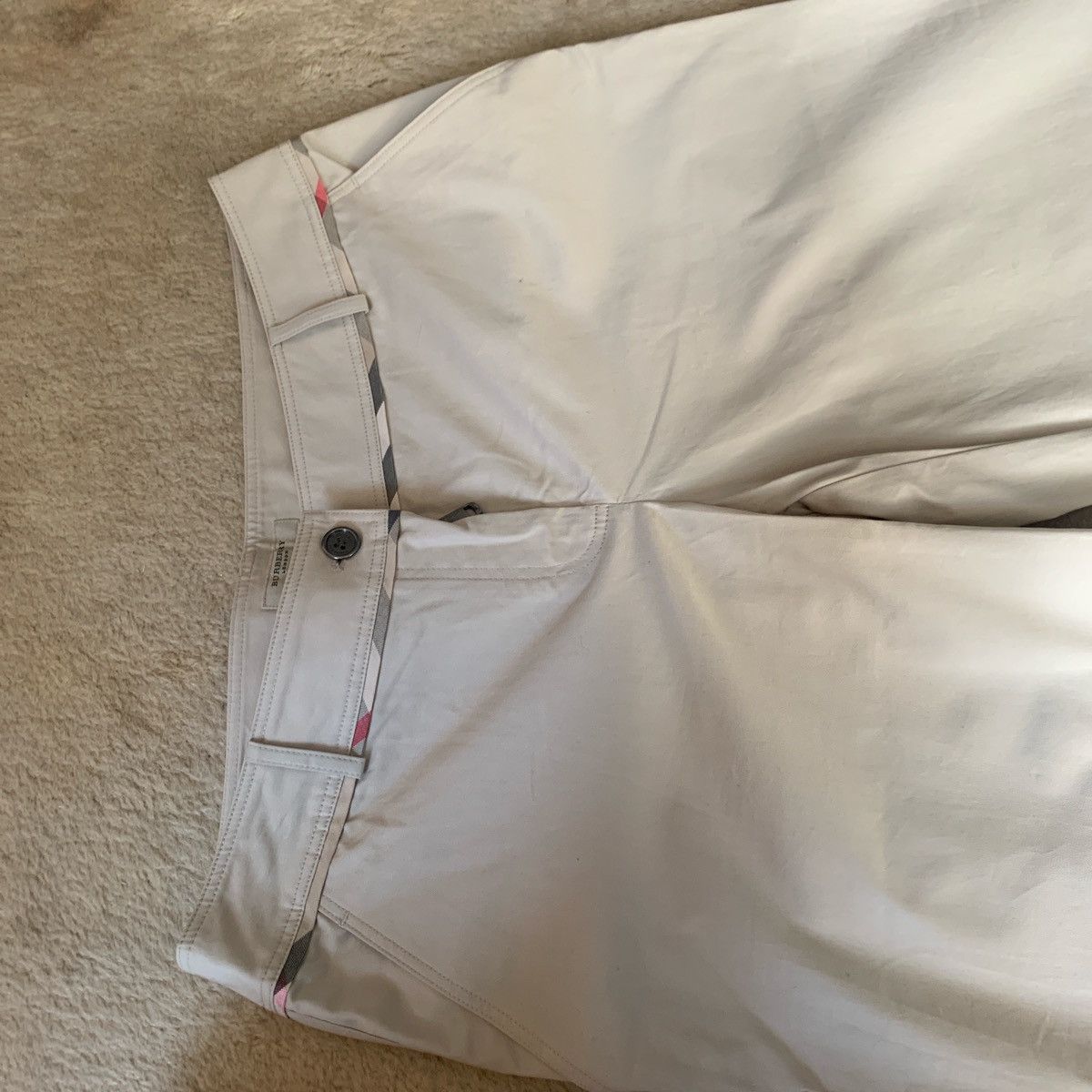Burberry × Vintage NEW Unisex Vintage Burberry London Trousers Size 8 Beige Size 30" / US 8 / IT 44 - 4 Thumbnail
