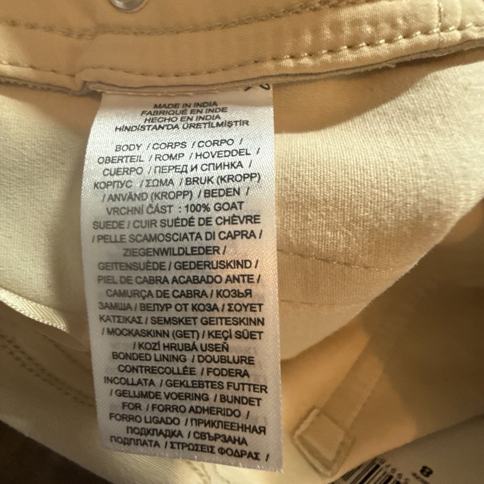 Lauren Ralph Lauren Lauren Ralph Pale Parchment High Rise Straight Leg Suede Size 30" / US 8 / IT 44 - 7 Thumbnail