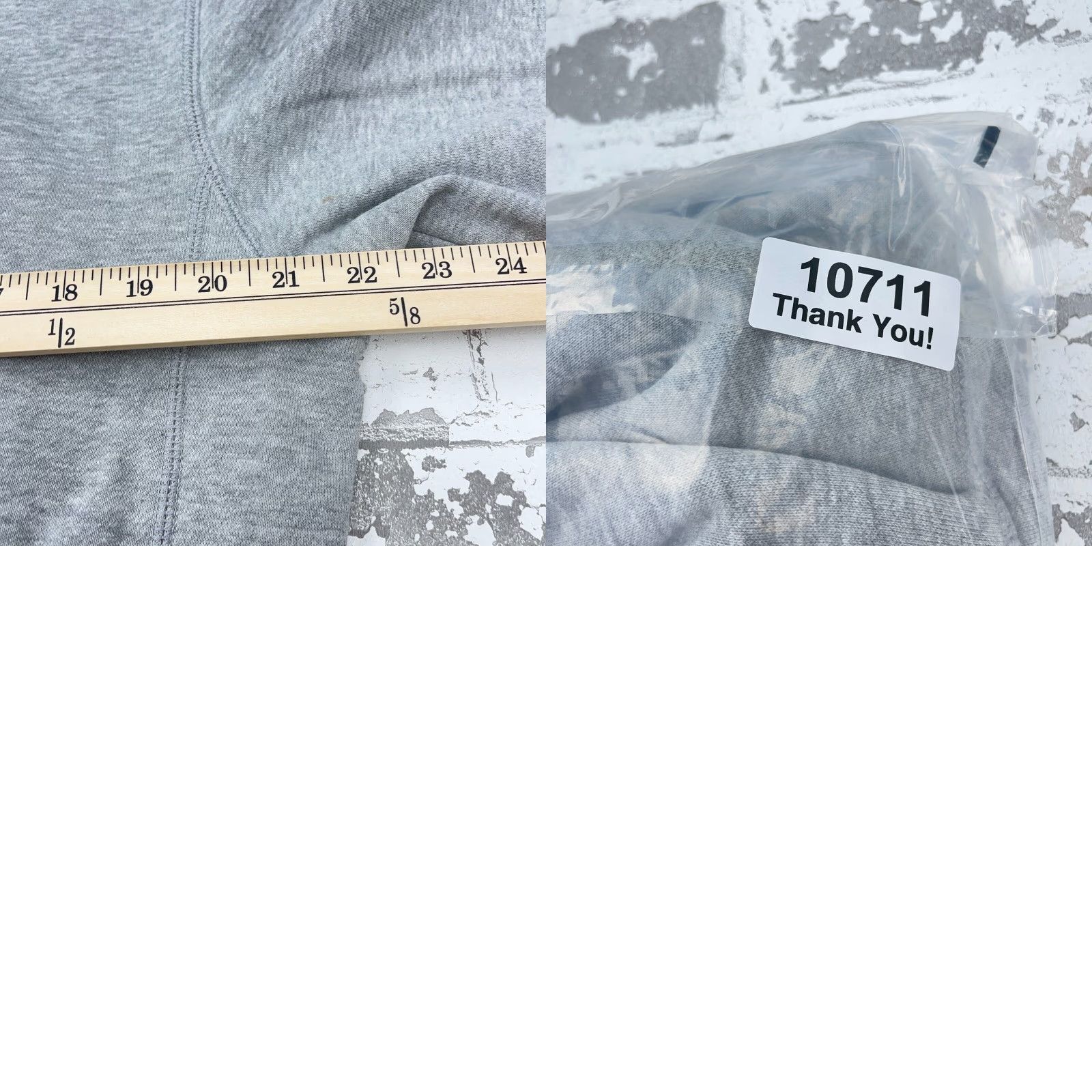 Nike VINTAGE Nike Hoodie Men XL Gray White Logo Swoosh 90s Grunge Retro Pullover Sweatshirt Size US XL / EU 56 / 4 - 8 Thumbnail