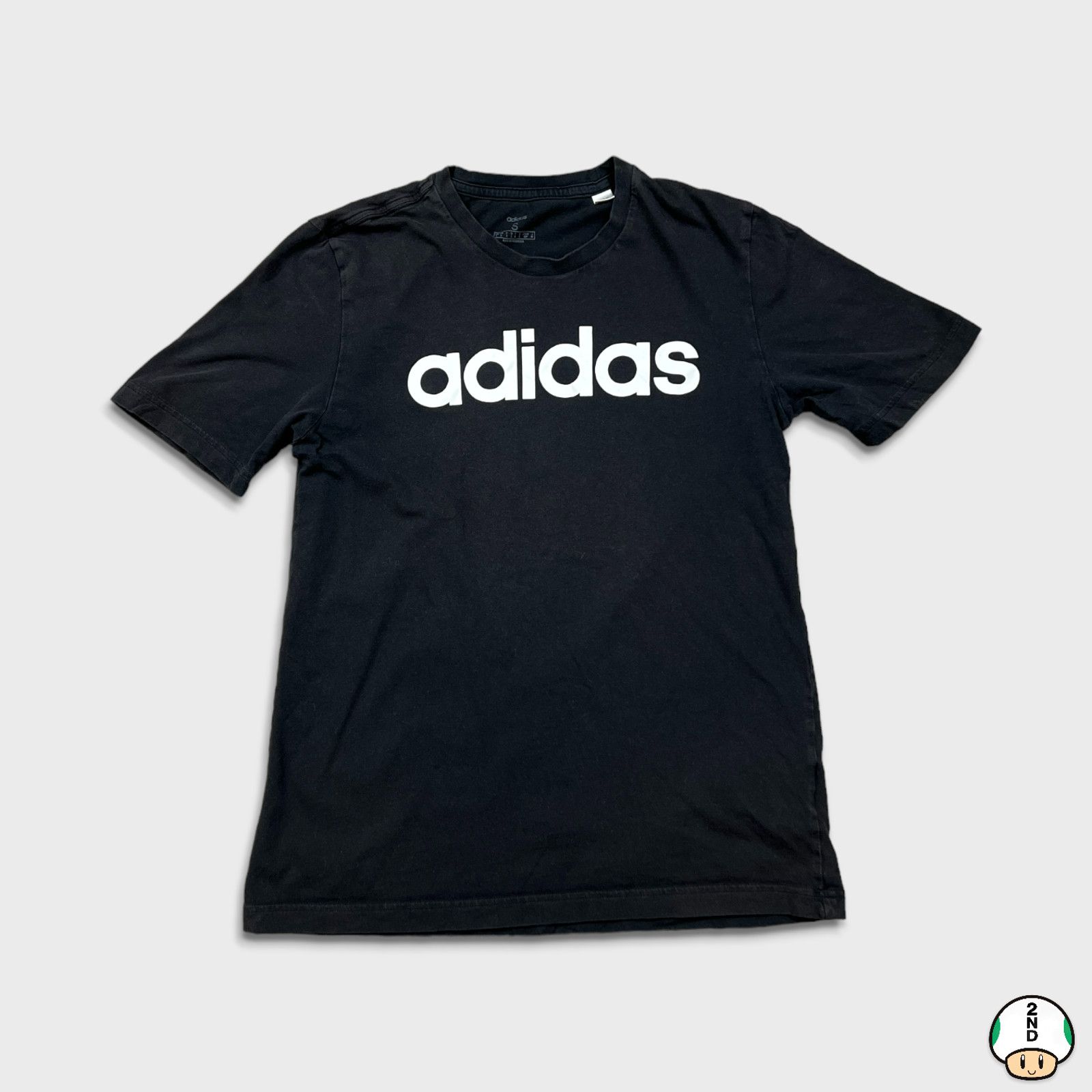 Adidas × Vintage Adidas T Shirt Small Original Spell Out Short Sleeve Tee Size US S / EU 44-46 / 1 - 1 Thumbnail