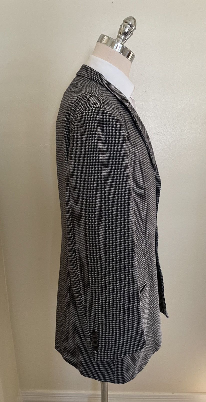 Armani Collezioni × Vintage Cashmere Blend Tweed Jacket Size 46R - 3 Thumbnail