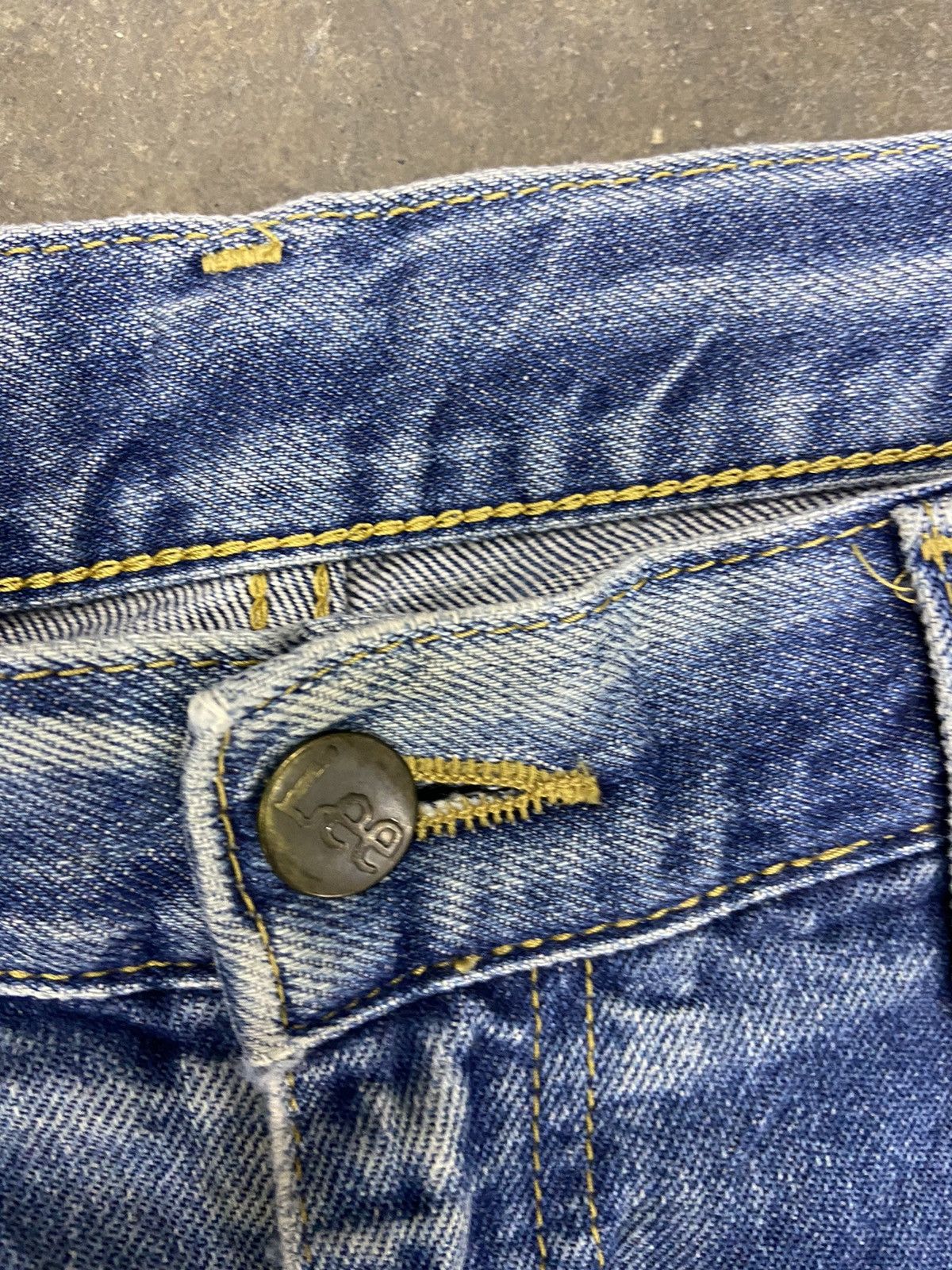 Lee 🔥 Vintage LEE jeans faded blue street fashion distressed Size US 32 / EU 48 - 7 Thumbnail