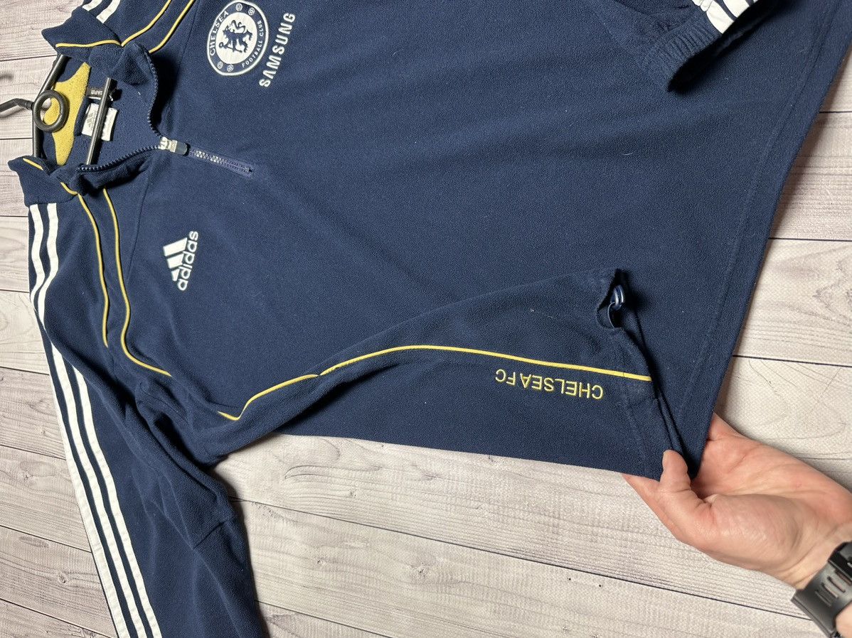 Adidas × Chelsea Soccer × Vintage Vintage adidas Chelsea soccer fleece jacket size M Size US M / EU 48-50 / 2 - 8 Thumbnail