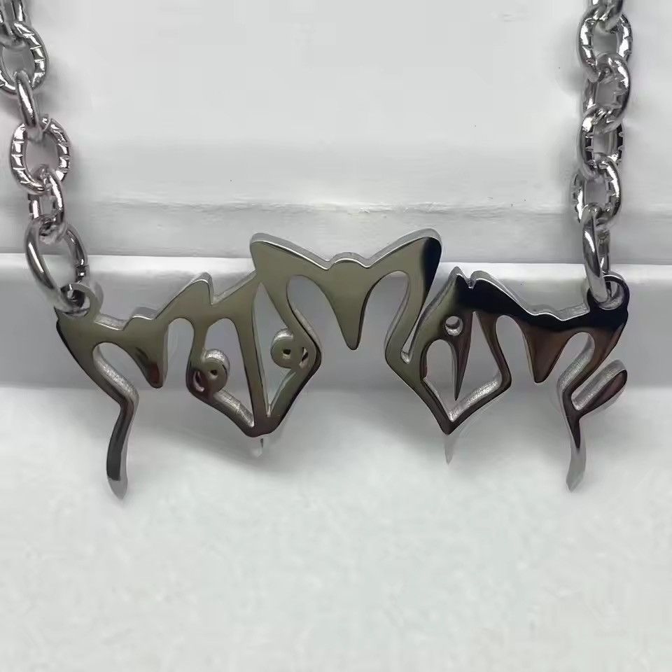 Japanese Brand Fashionable Stainless Steel Pendant Necklace Size ONE SIZE - 4 Thumbnail