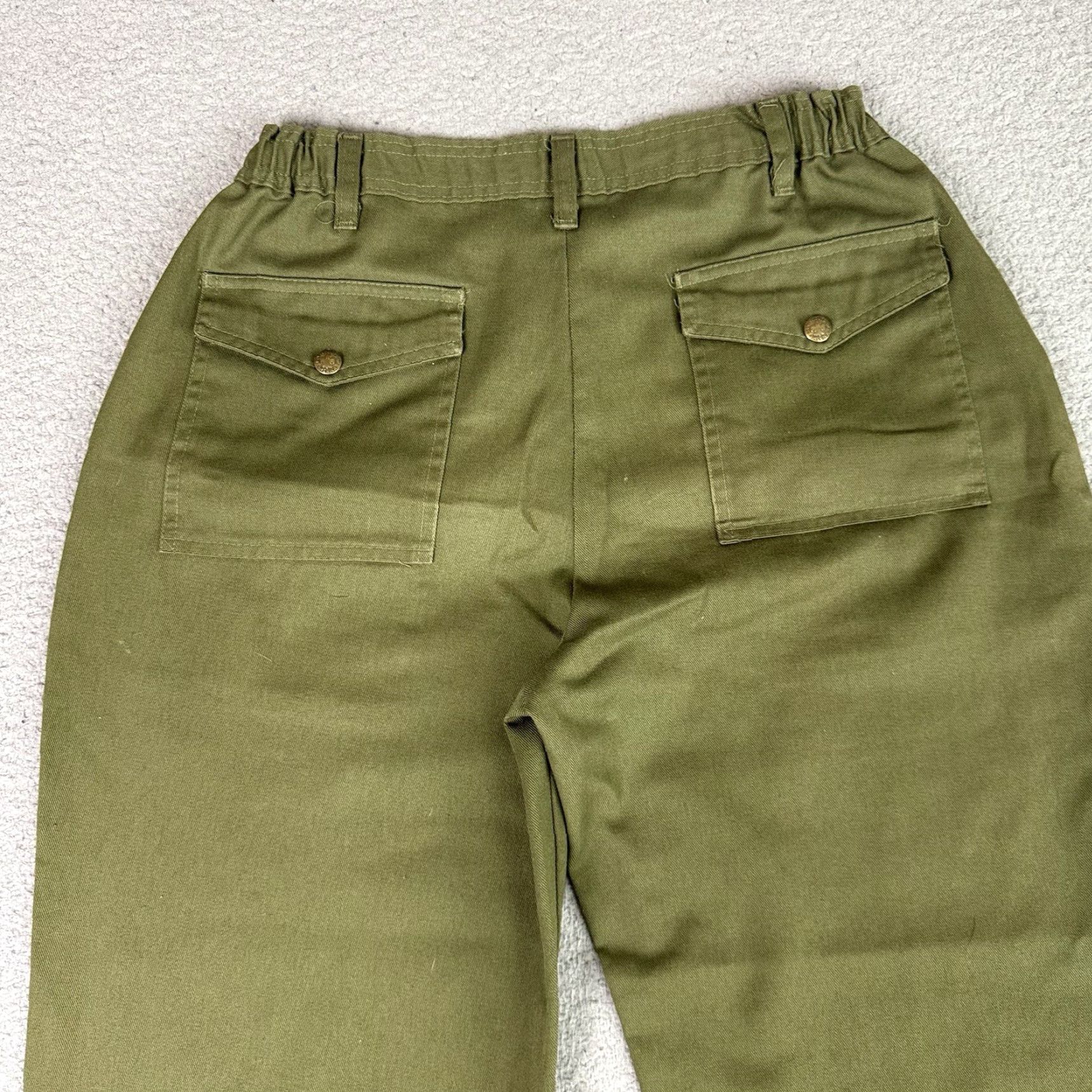 Vintage VINTAGE Boy Scouts Pants Mens 30x26 Green BSA Cargo Uniform Real 80s 90s Retro American Classic Size US 30 / EU 46 - 6 Thumbnail